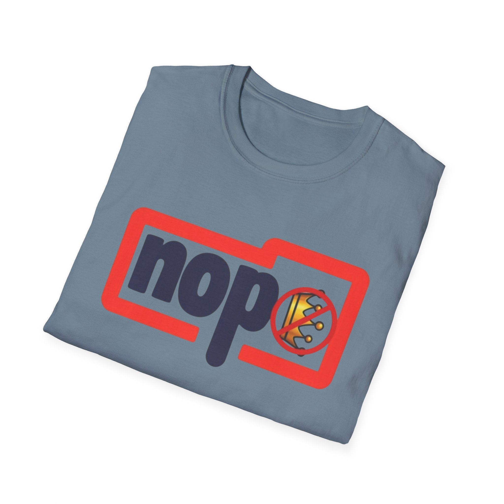 Unisex T-Shirt Nope No Kings Anti Trump Activists Gift Crown unisex