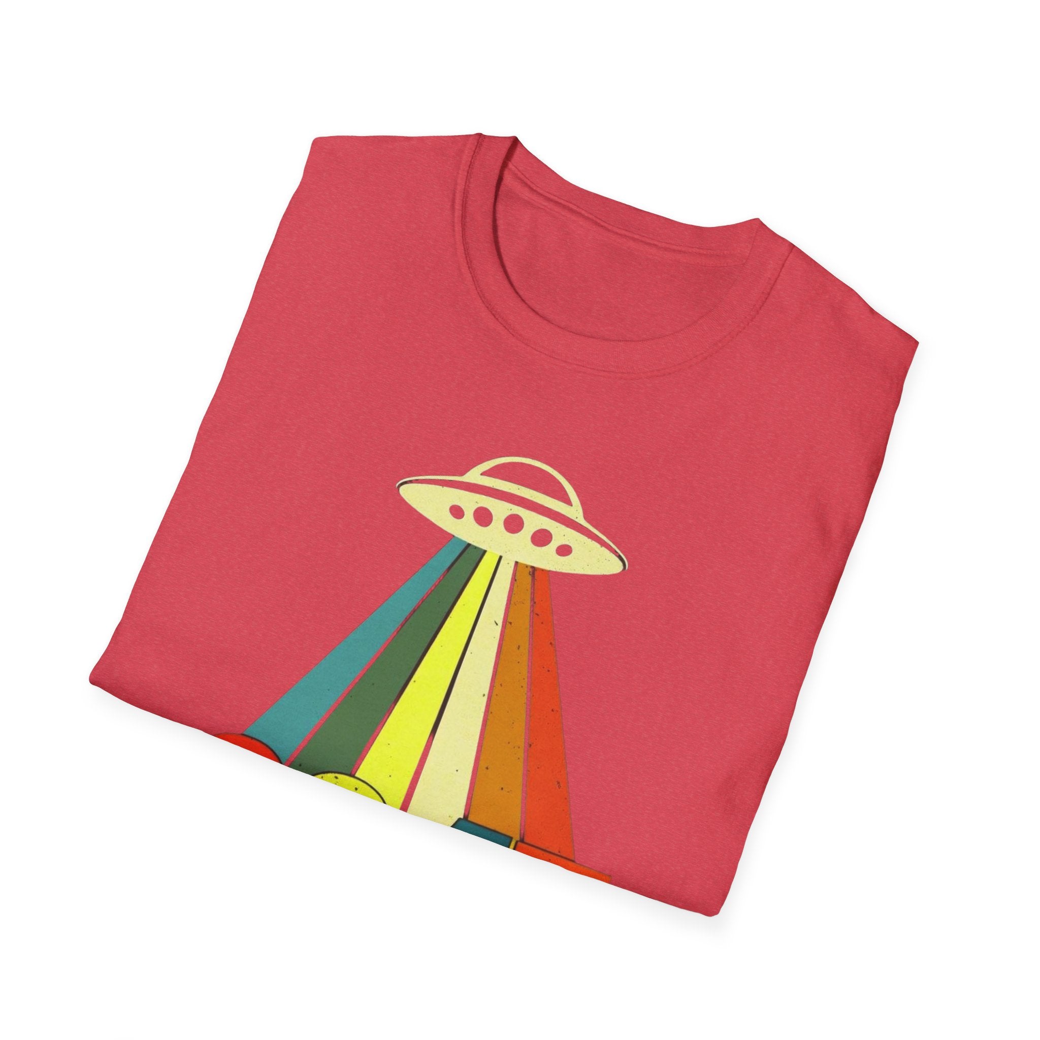 UFO Alien Anti Trump Protest Softstyle T-Shirt, Political Activist Tee, Social Justice Shirt, Protester Gift, Activism Apparel