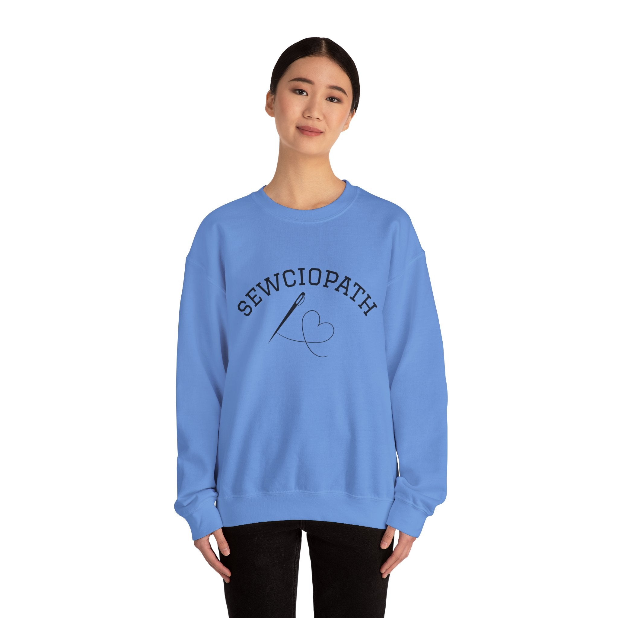 Funny Sewciopath Crewneck Sweatshirt sewing gift
