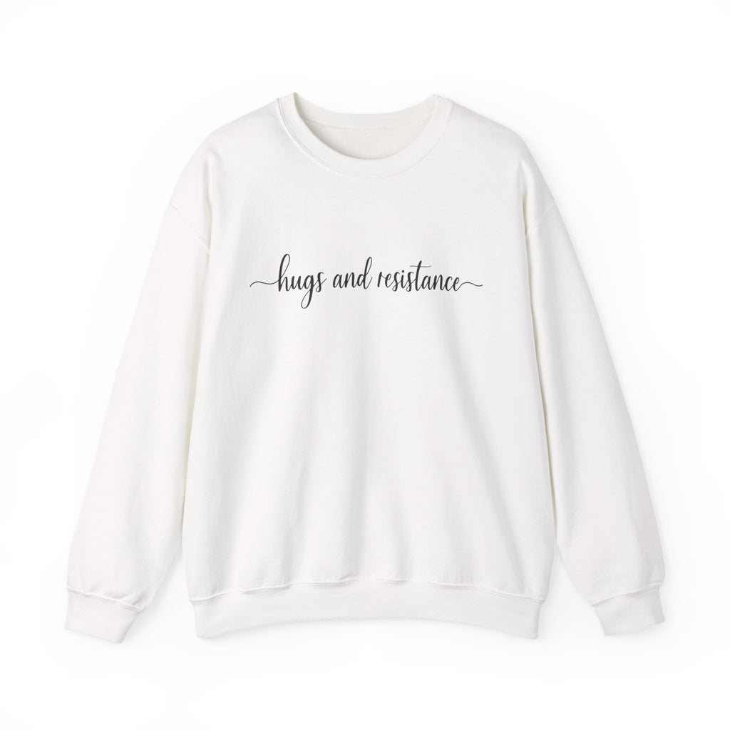 Hugs and resistance, cozy Protest Resistance Crewneck Sweatshirt