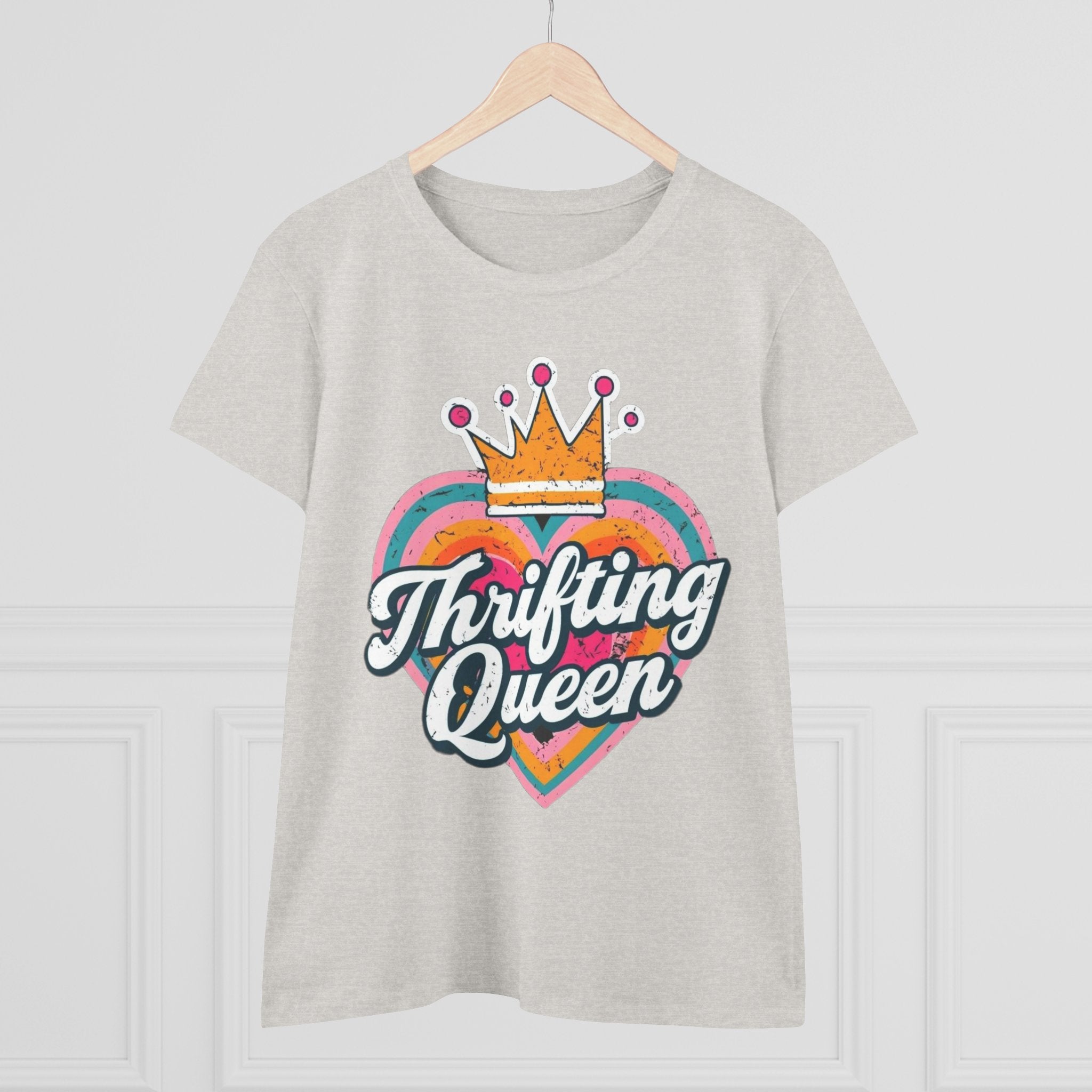 T-Shirt, Thrifting Queen, Upcycle, Recycle, Reuse, Vintage, Women's Tee Shirt