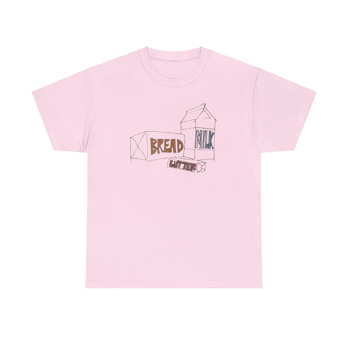 Bread Milk Butter Unisex Heavy Cotton Tee