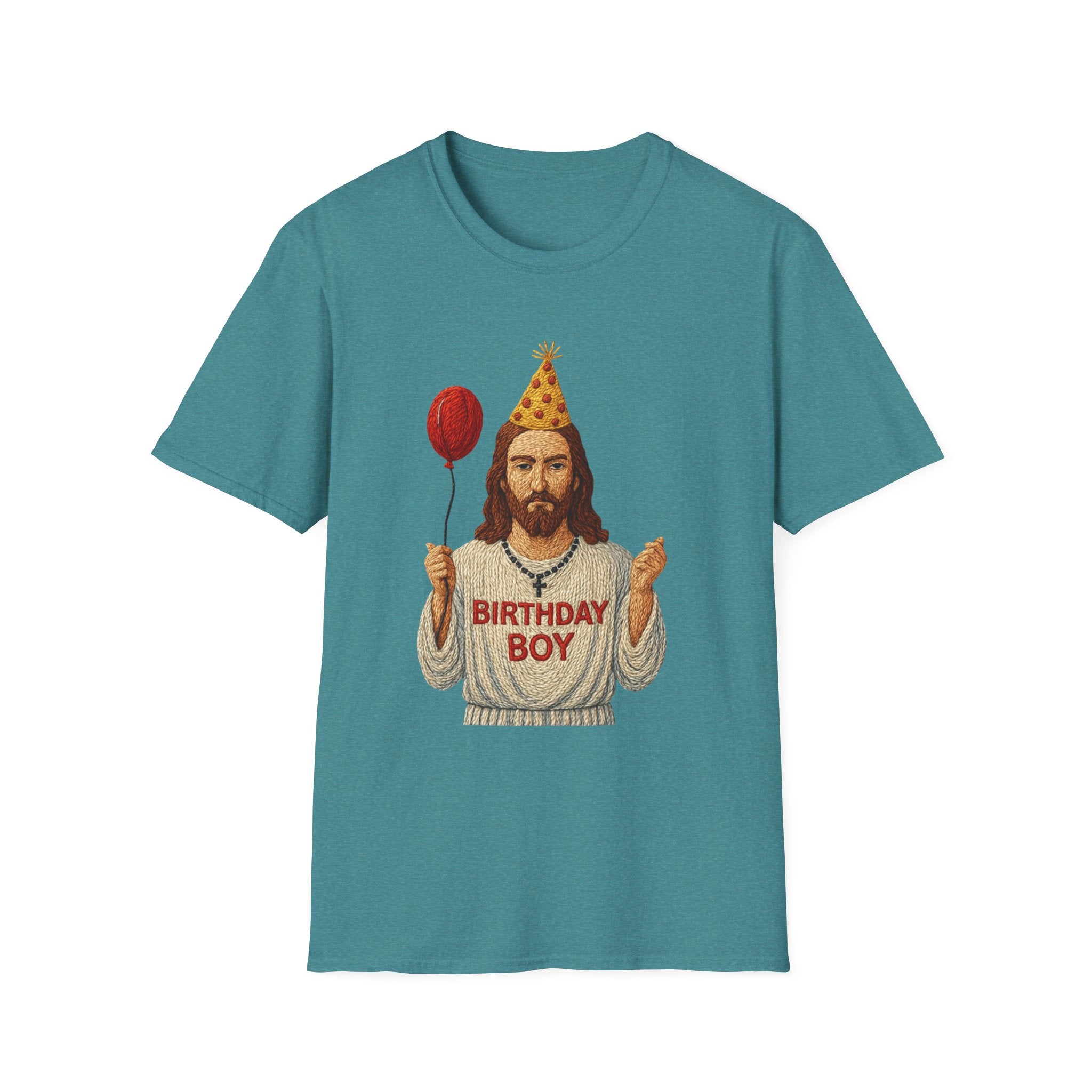 Birthday Boy Jesus T-Shirt party balloon Jesus gift
