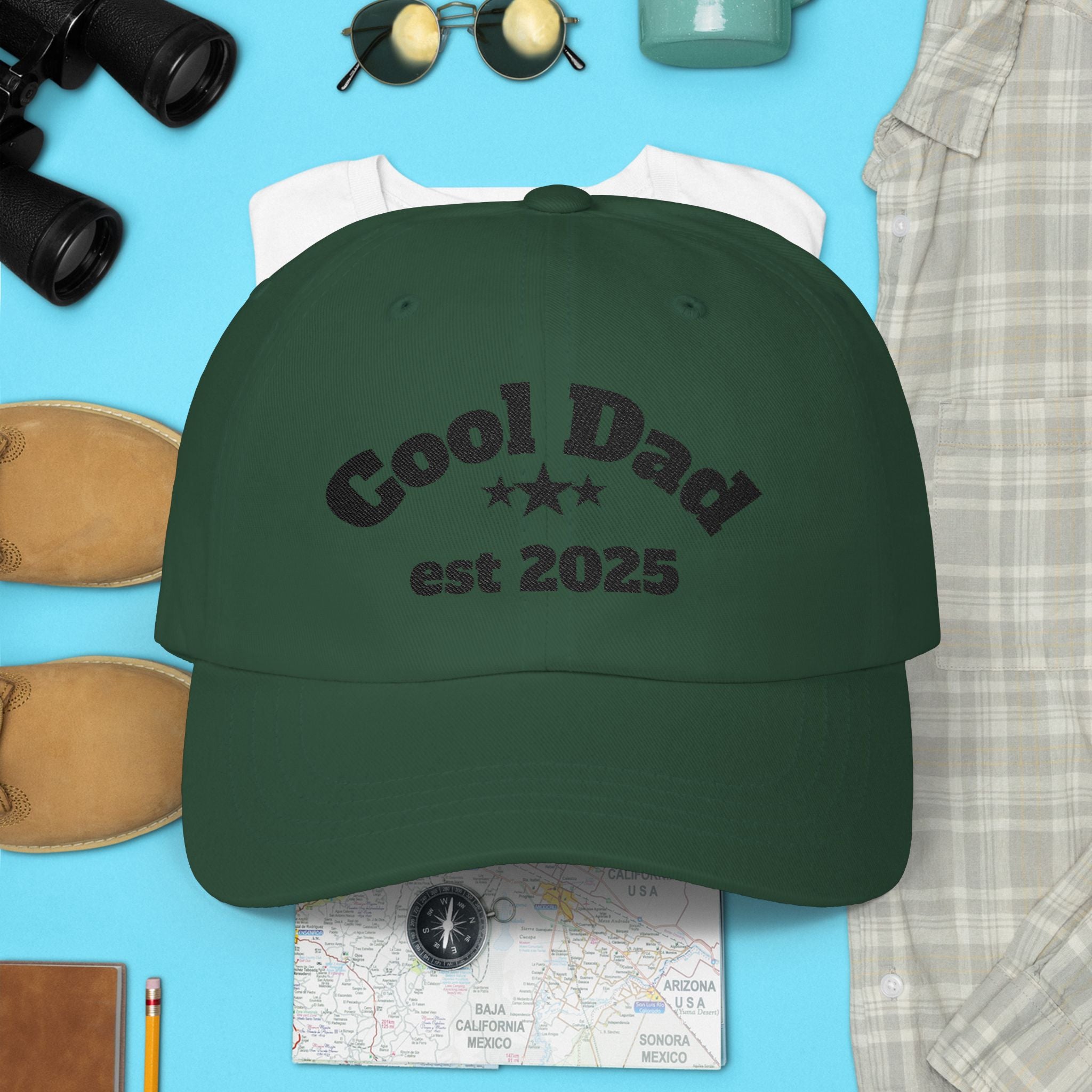 Personalized Embroidered Dad Cap — Customize your Text Hat