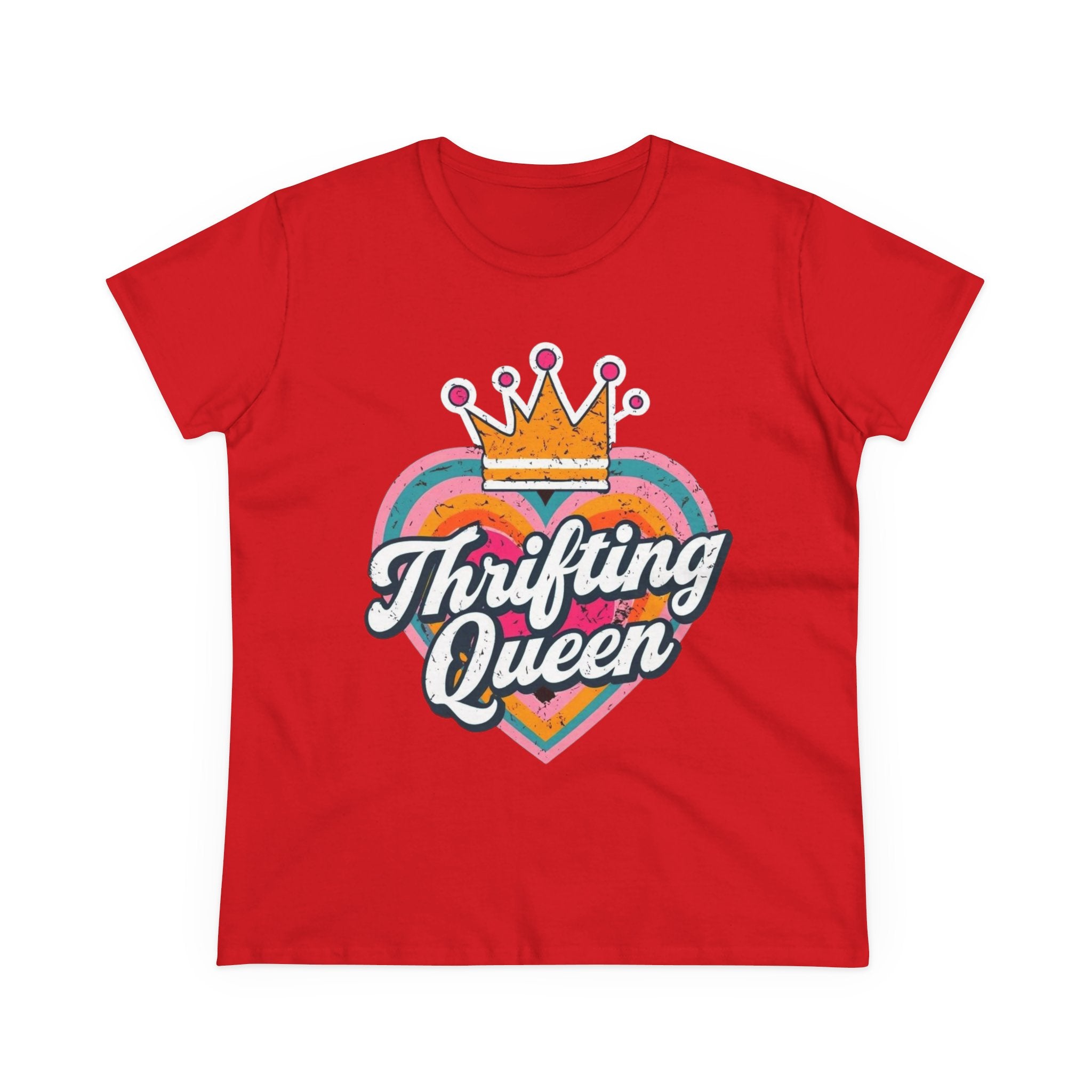 T-Shirt, Thrifting Queen, Upcycle, Recycle, Reuse, Vintage, Women's Tee Shirt