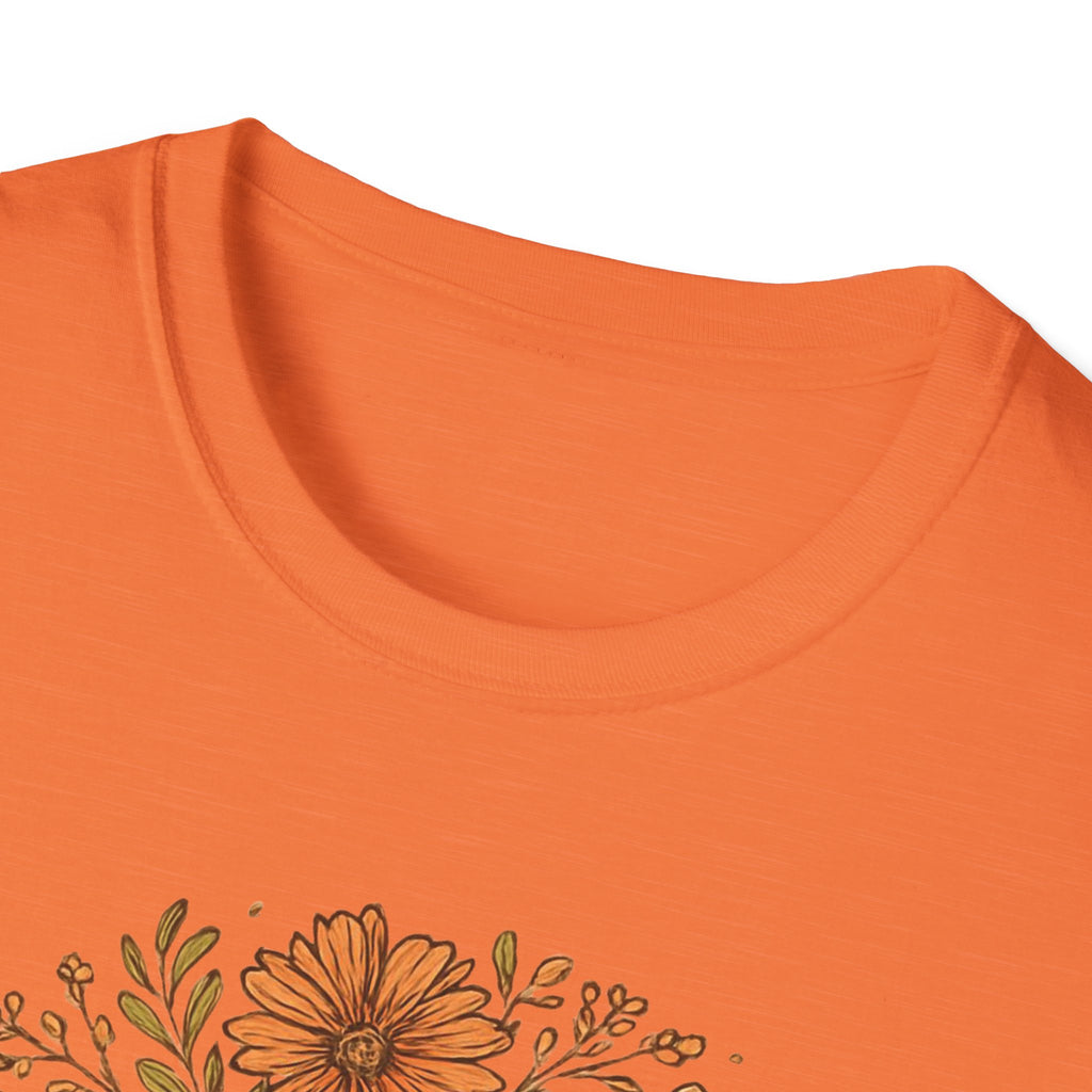 Be Hippy Happy T-Shirt, Boho Tee, Groovy Shirt, Positive Vibes Top, Unisex T Shirt for Men and Women, Be Hippy Be Happy Design
