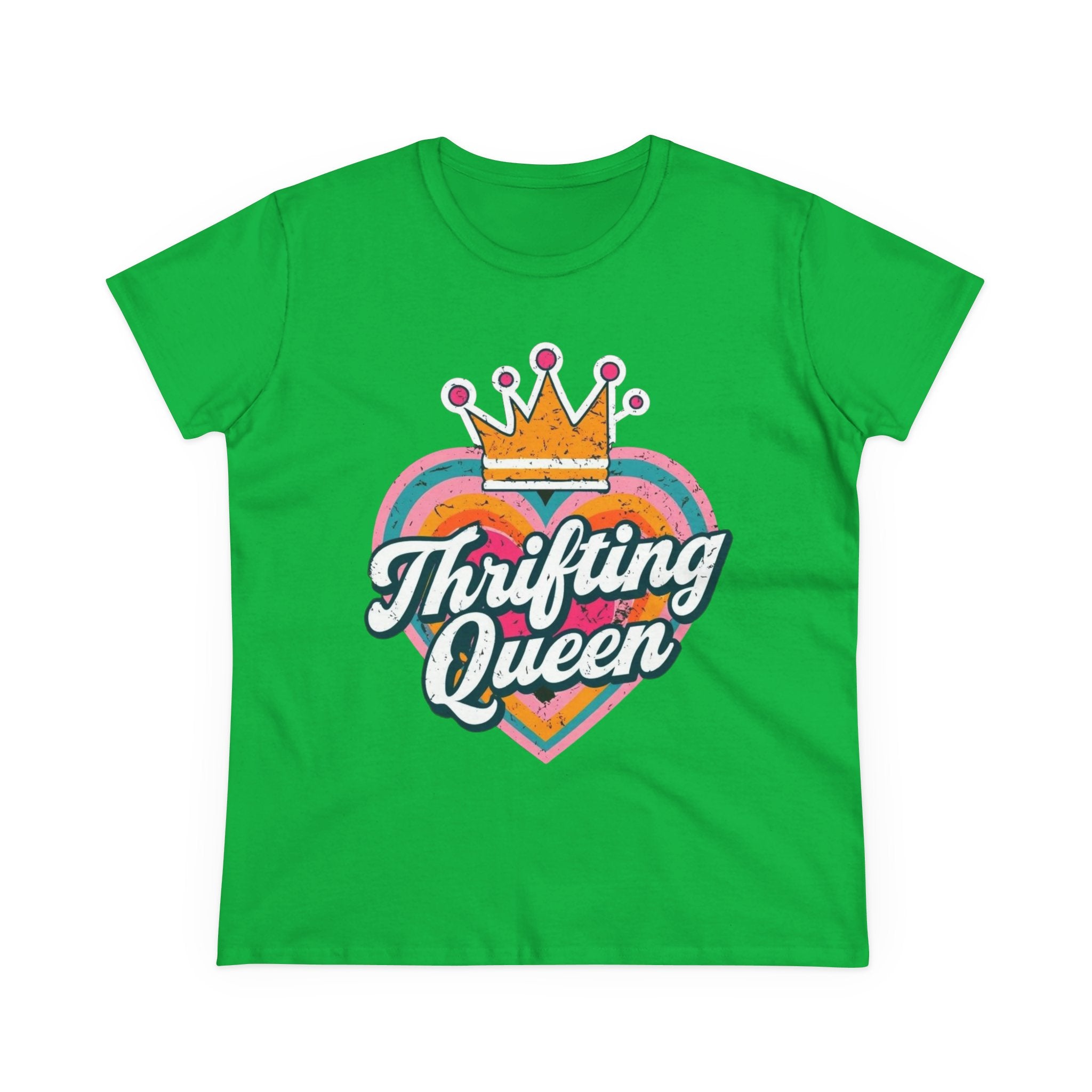 T-Shirt, Thrifting Queen, Upcycle, Recycle, Reuse, Vintage, Women's Tee Shirt