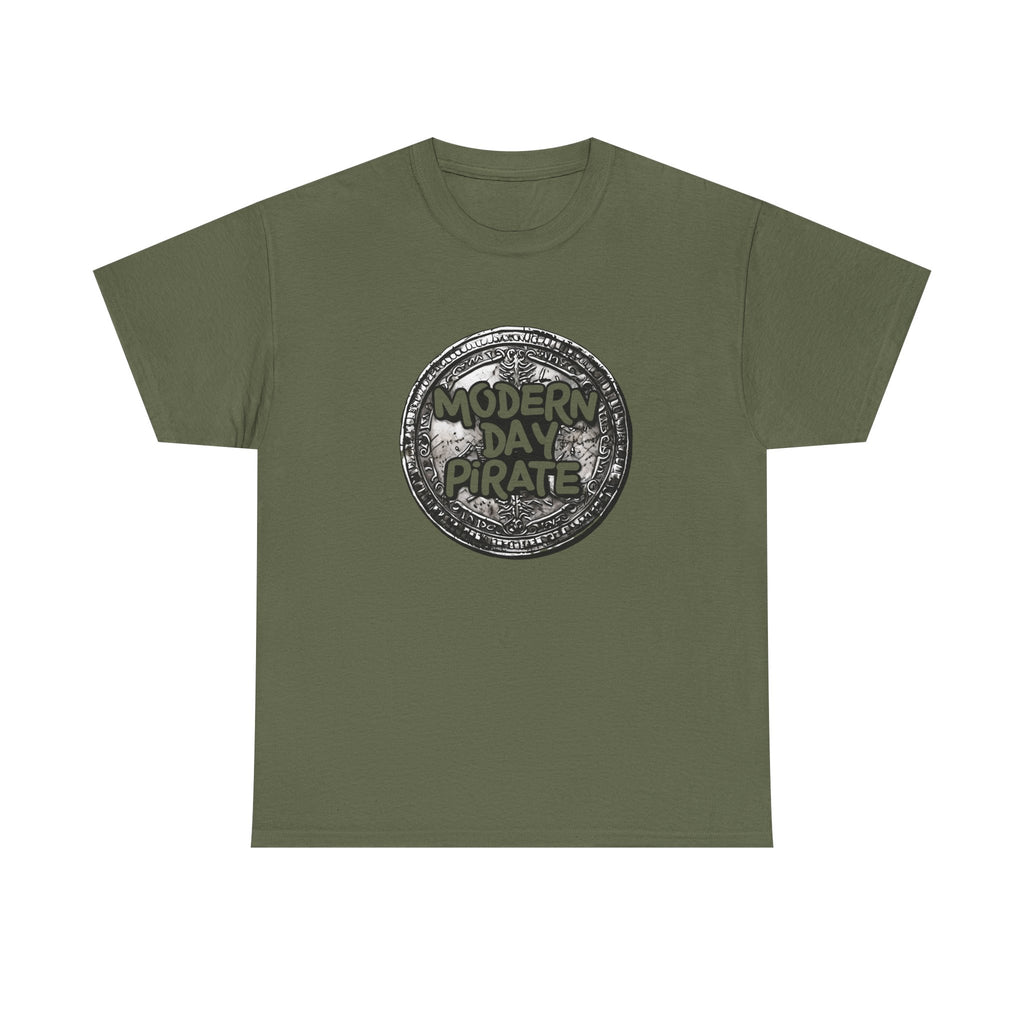 Metal Detecting Pirate Unisex Tee, History Buffs Coin Collector Shirt, Adventure T-Shirt, Pirate Lover Gift, Treasure Hunter Top