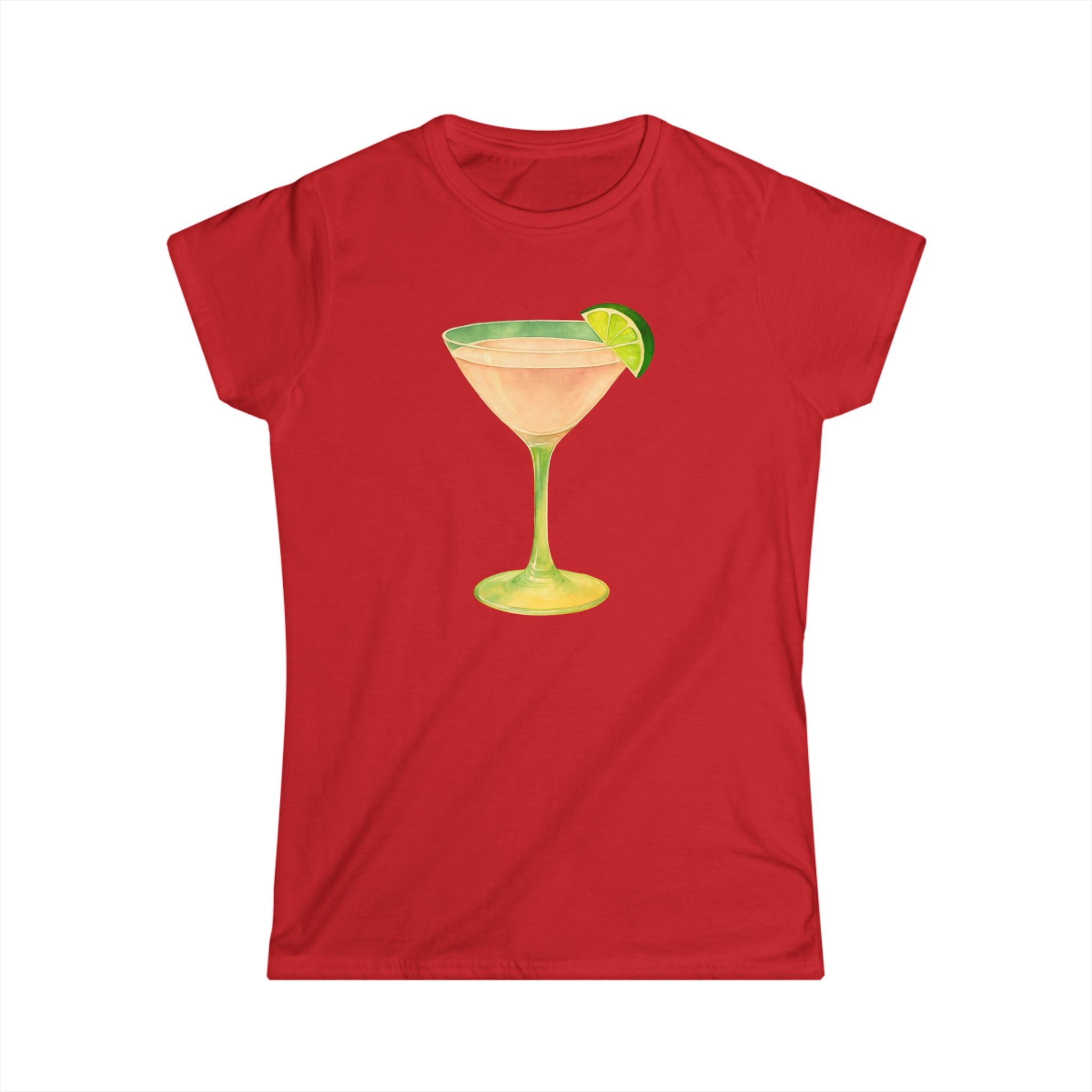 Cosmopolitan Cosmo Cocktail Party Women's Softstyle Tee, Bachelorette Party Vibes Shirt, Boozy Gifts for Her, Cocktail Lover Gift, Party
