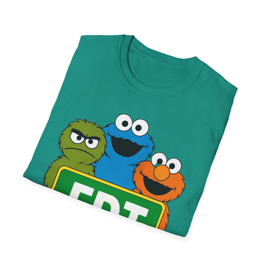 FDT Funny Unisex T-Shirt, Anti Trump Political Humor, Nostalgic Puppets, Kindness, Diversity, Social Justice, Liberal Gift, Funny Political