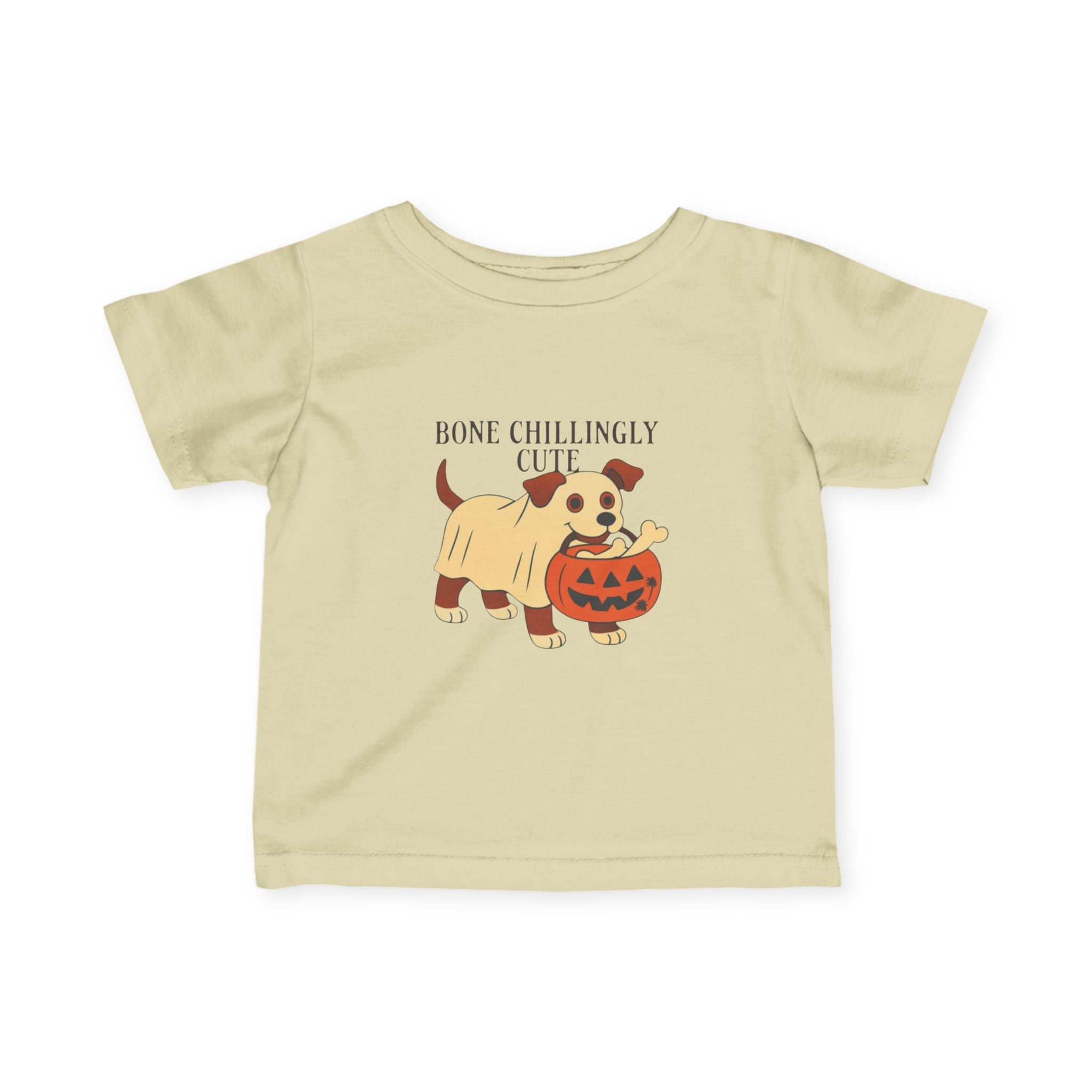 Halloween Dog Graphic Infant Tee, Cute Pumpkin Shirt, Baby Halloween Outfit, Funny Dog Tee, Toddler Fall Apparel
