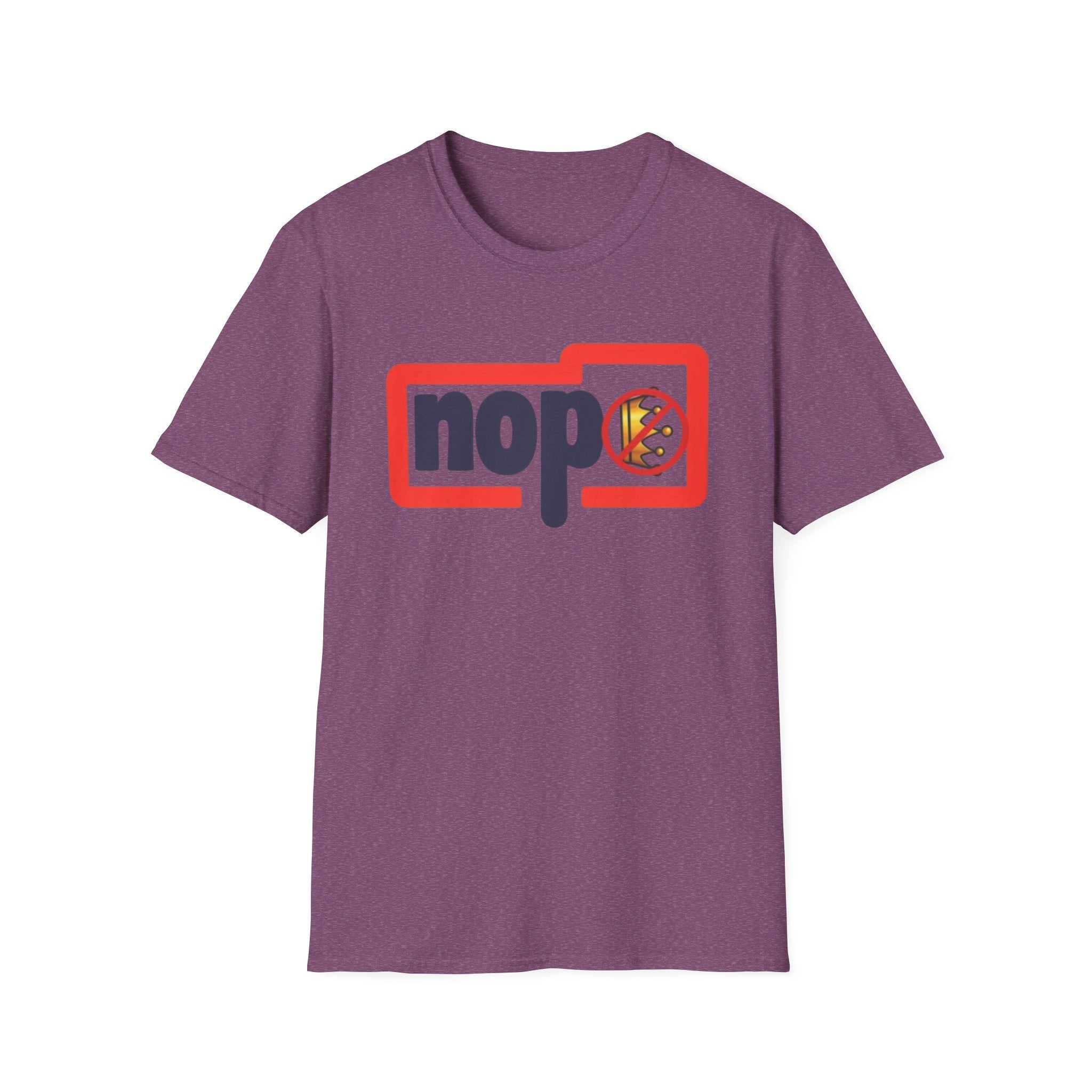 Unisex T-Shirt Nope No Kings Anti Trump Activists Gift Crown unisex