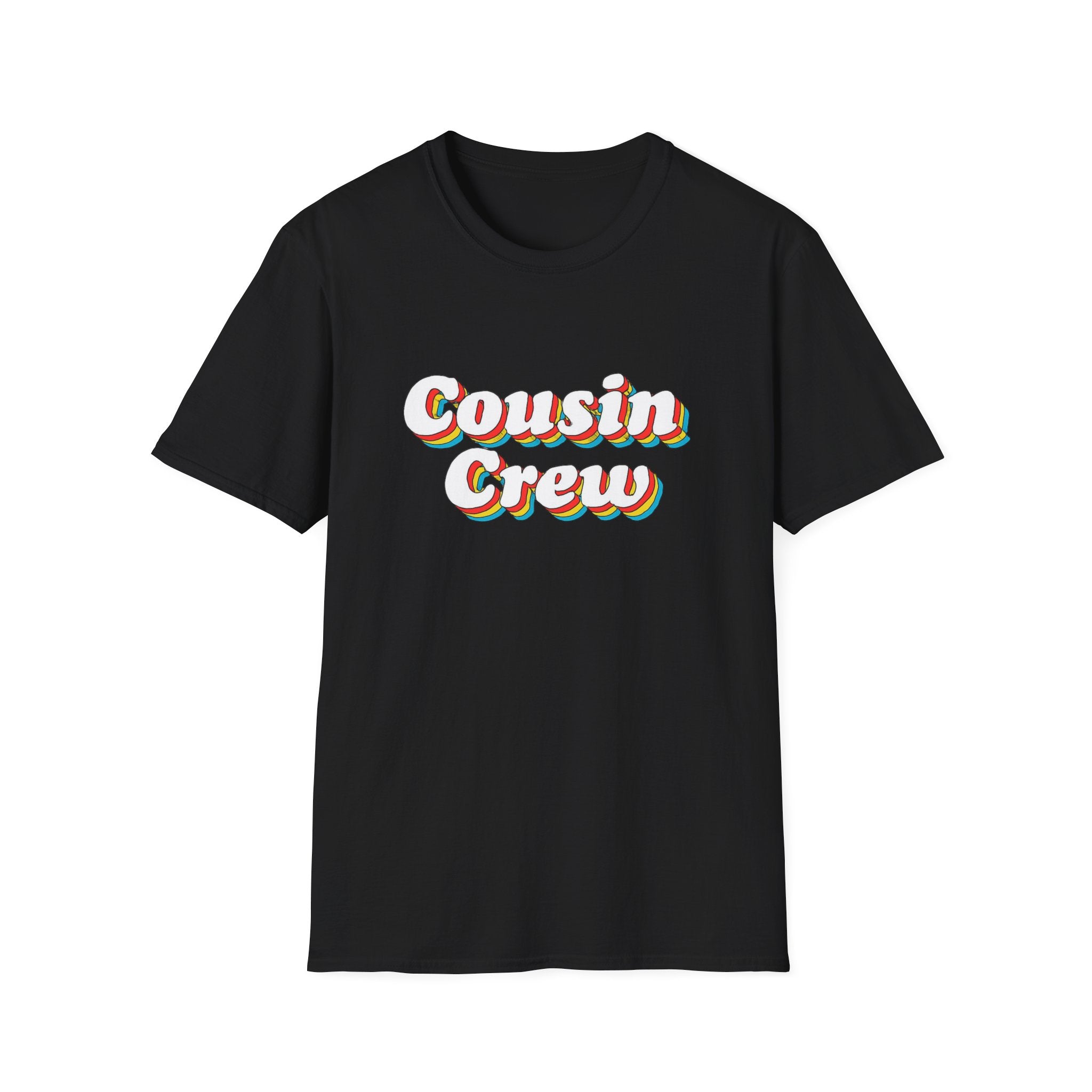 Cousin Crew Unisex T-Shirt - Family Reunion Shirt, Christmas photo gift shirt retro vibe