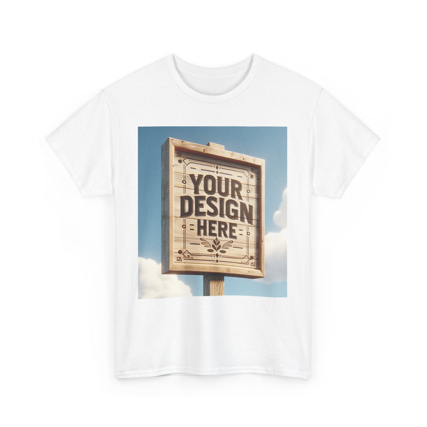 Customizable Tee Design Your Own Shirt Unisex Heavy Cotton Tee