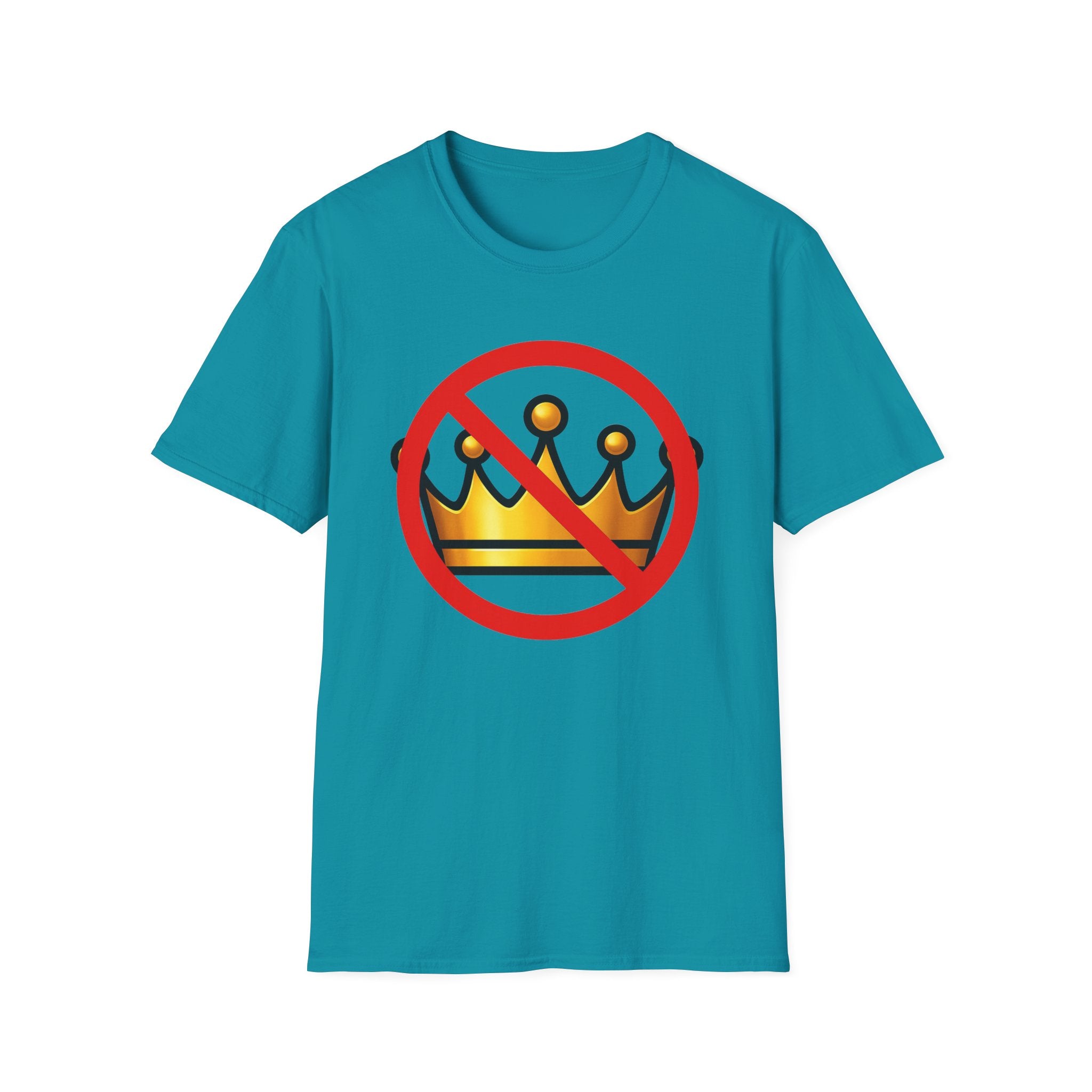No Kings Anti Trump Protest Activist Unisex Softstyle T-Shirt, Resist Gift, June 14 Social Justice Tee, Activism Apparel, Political