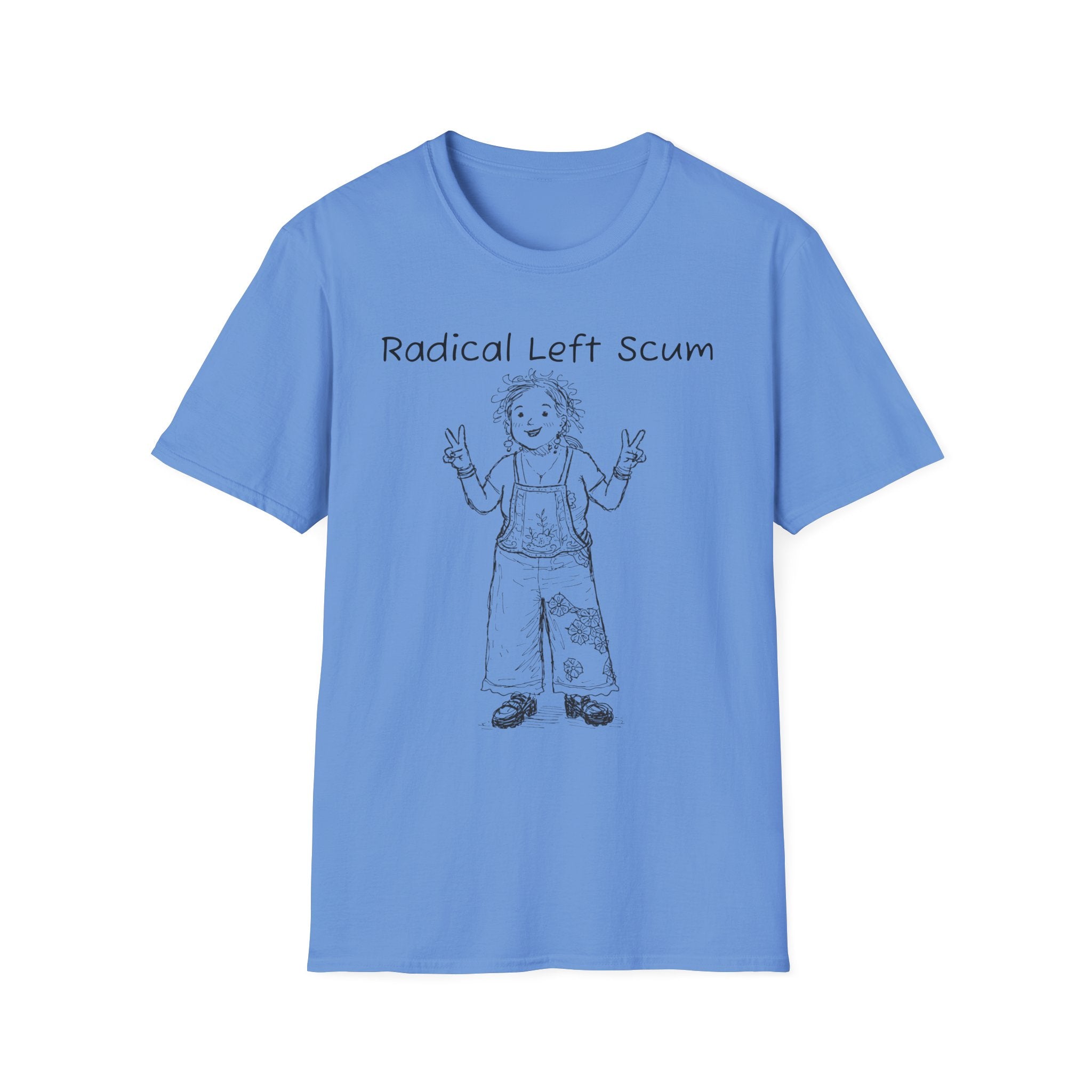 Radical Left Scum T-Shirt — Provocative Political Graphic Tee Anti Trump Streetwear