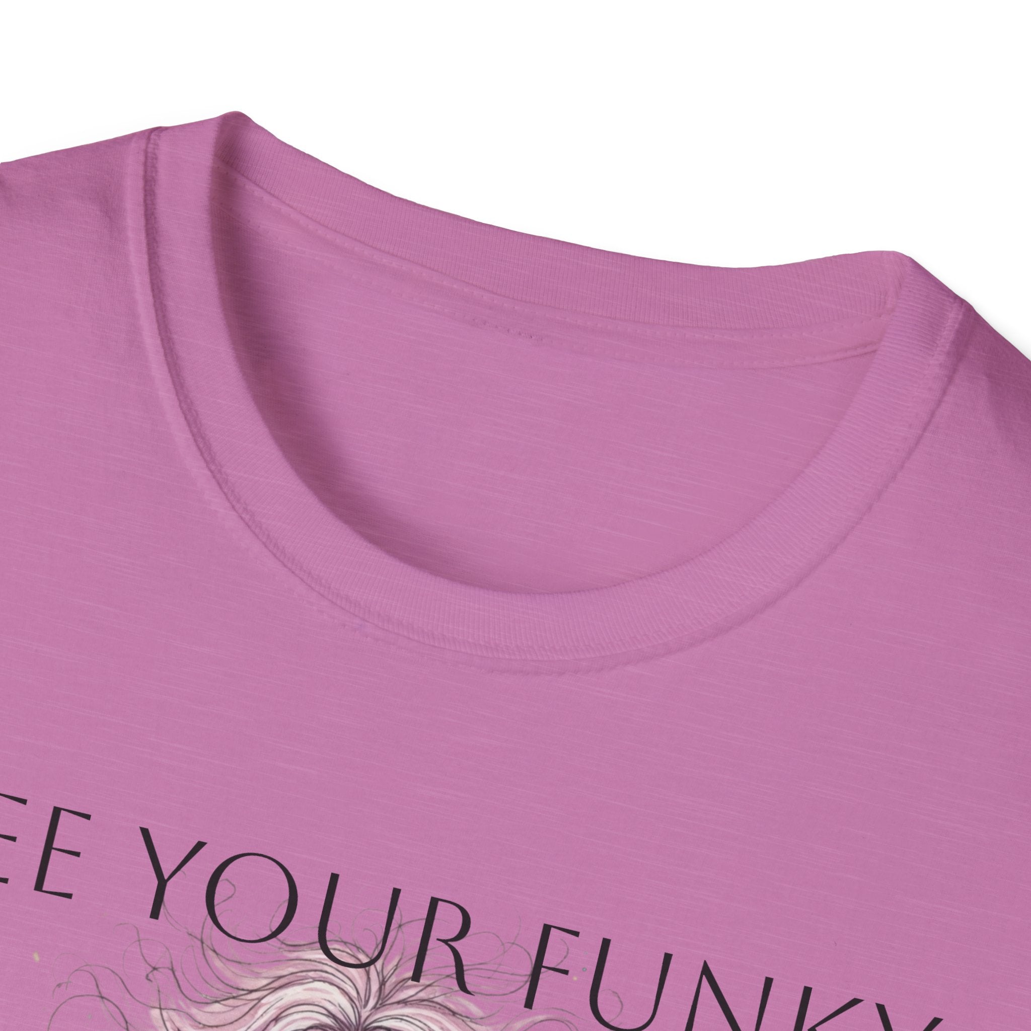 T-Shirt — “Free Your Funky” Peace-Sign Boho Woman Graphic Tee