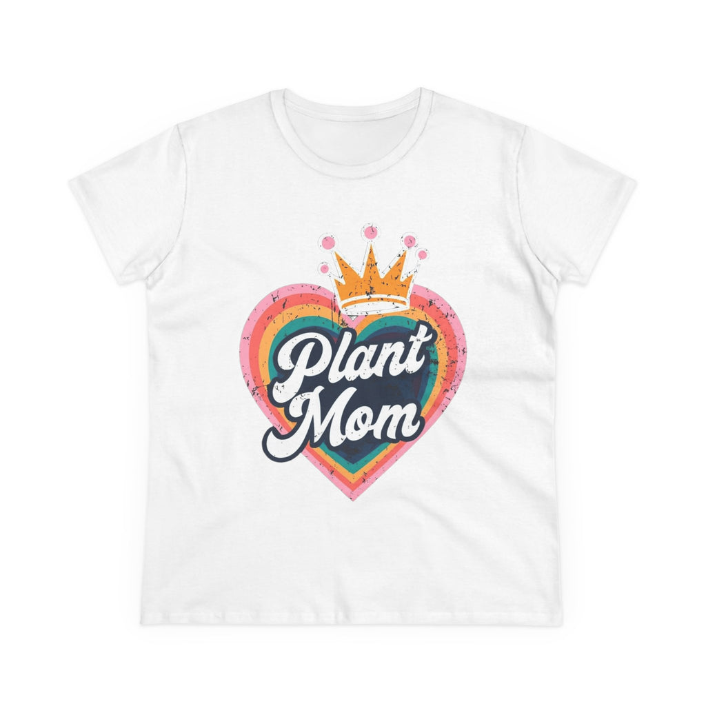 Plant Mom Cotton Tee - Perfect Gift for Plant Lovers, Women's Graphic Shirt, Casual Wear, Eco-Friendly Fashion, Birthday Gift garden