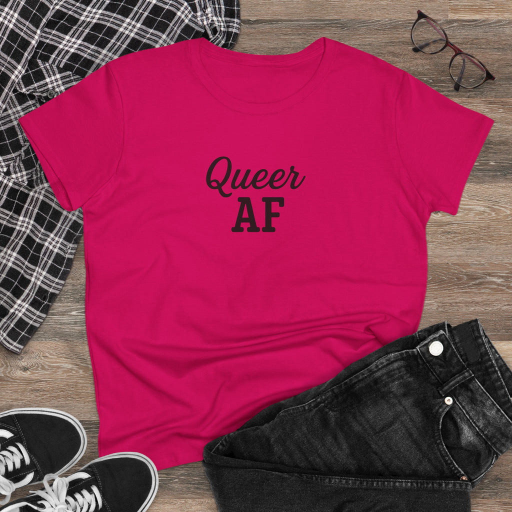 Queer AF LGBTQ Gay rights design, Gay Pride Shirt, Lesbian T-shirt, Equality Top, LGBTQ+ Graphic Tee activists equal rights