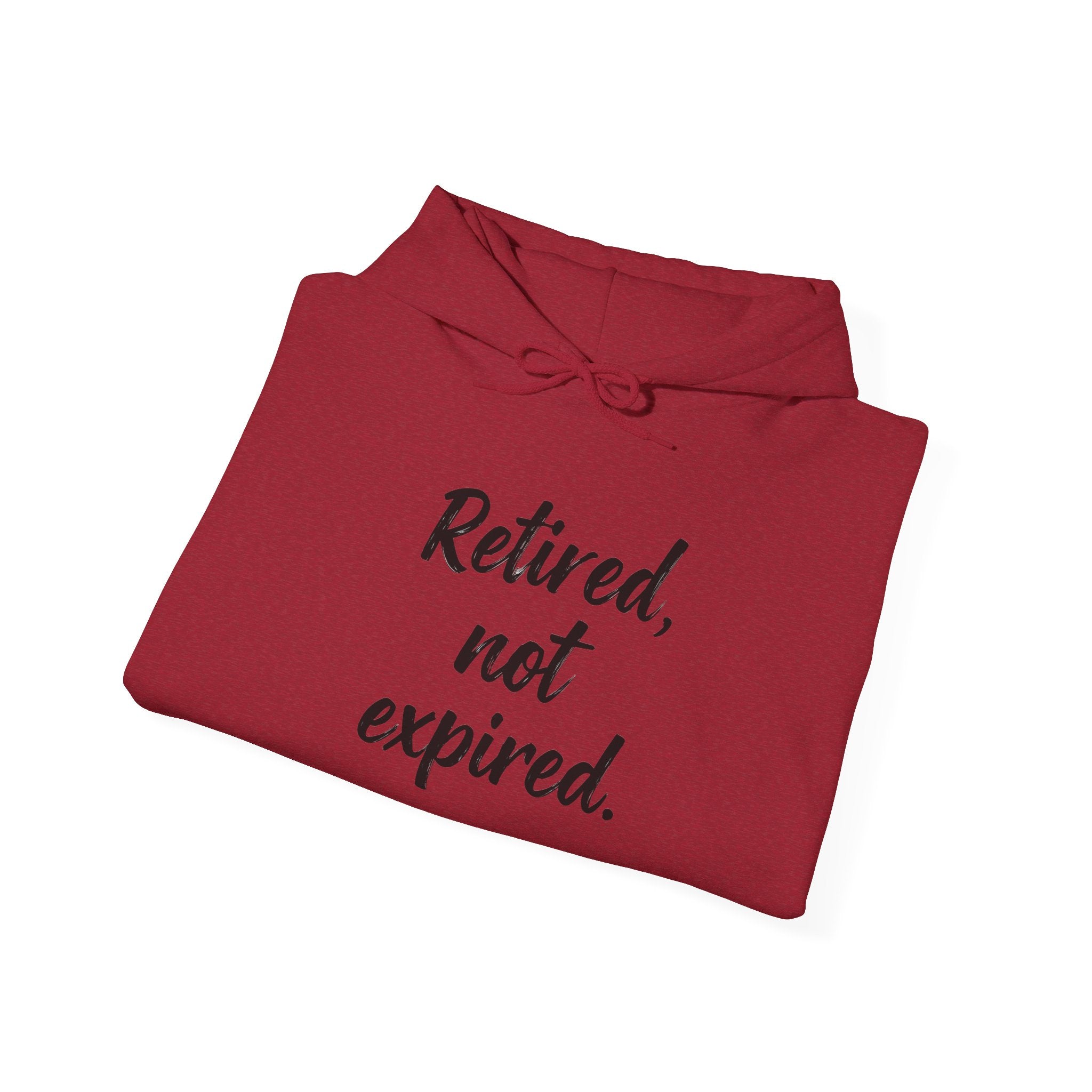 Retired Not Expired Funny Retirement Gift Heavy Blend Hoodie, Adventure Before Dementia, Retired Hooded Sweatshirt, Retirement Gift