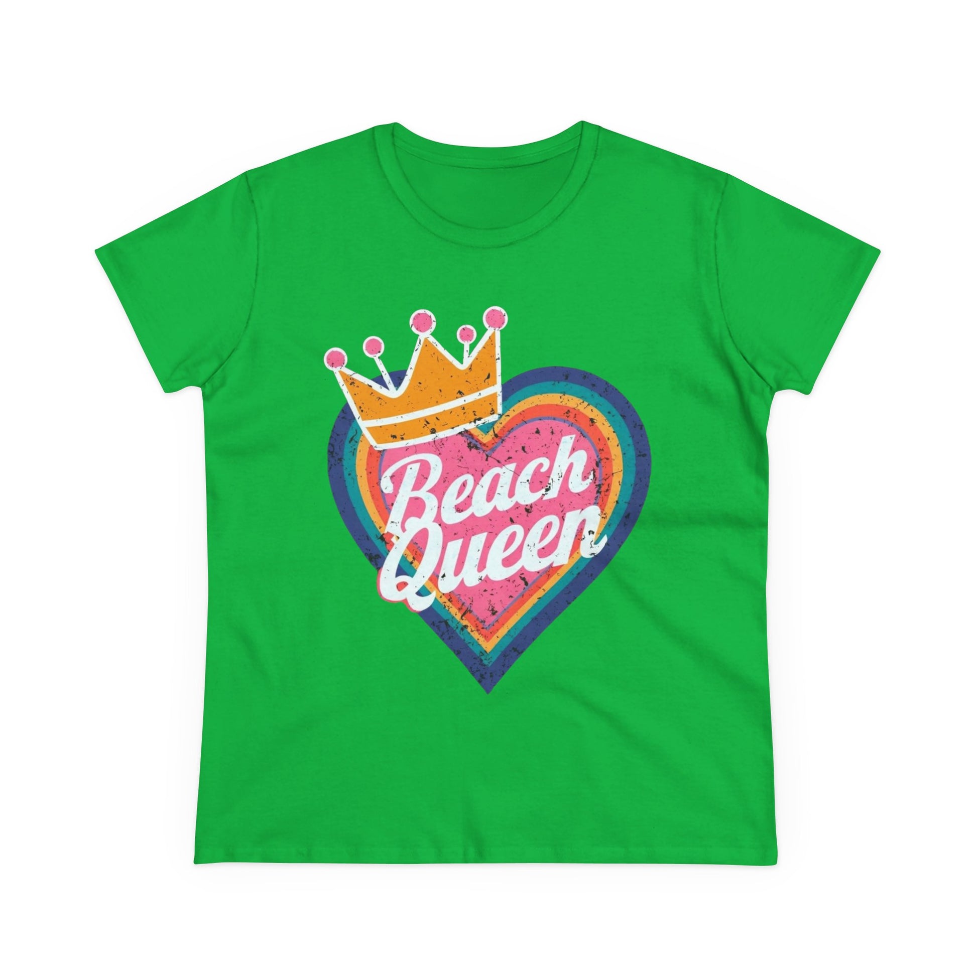 Beach Queen T-Shirt, Summer Vibes Tee, Vacation Shirt, Gift for Beach Lovers, Fun Retro Graphic Tee fun coastal tea for her