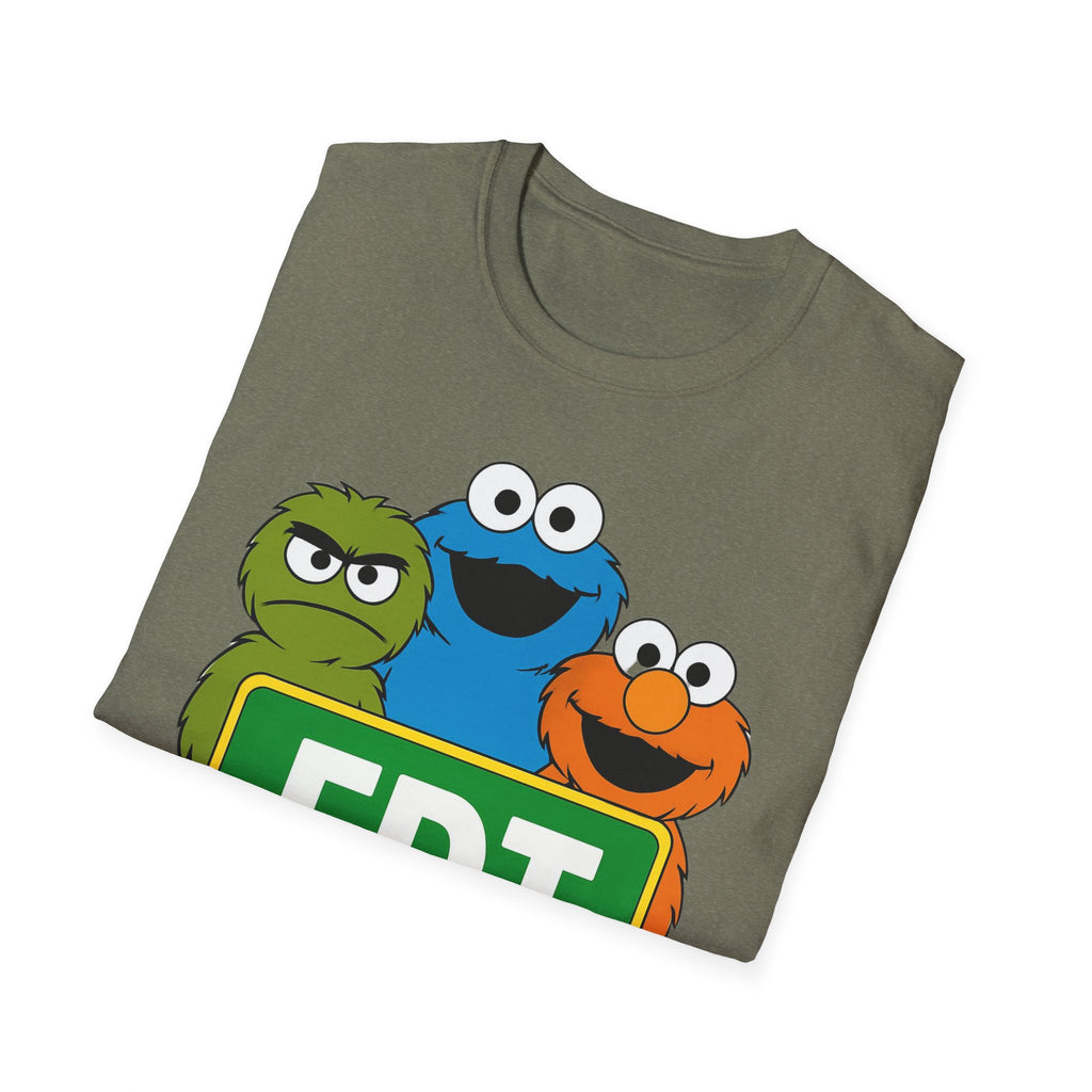 FDT Funny Unisex T-Shirt, Anti Trump Political Humor, Nostalgic Puppets, Kindness, Diversity, Social Justice, Liberal Gift, Funny Political