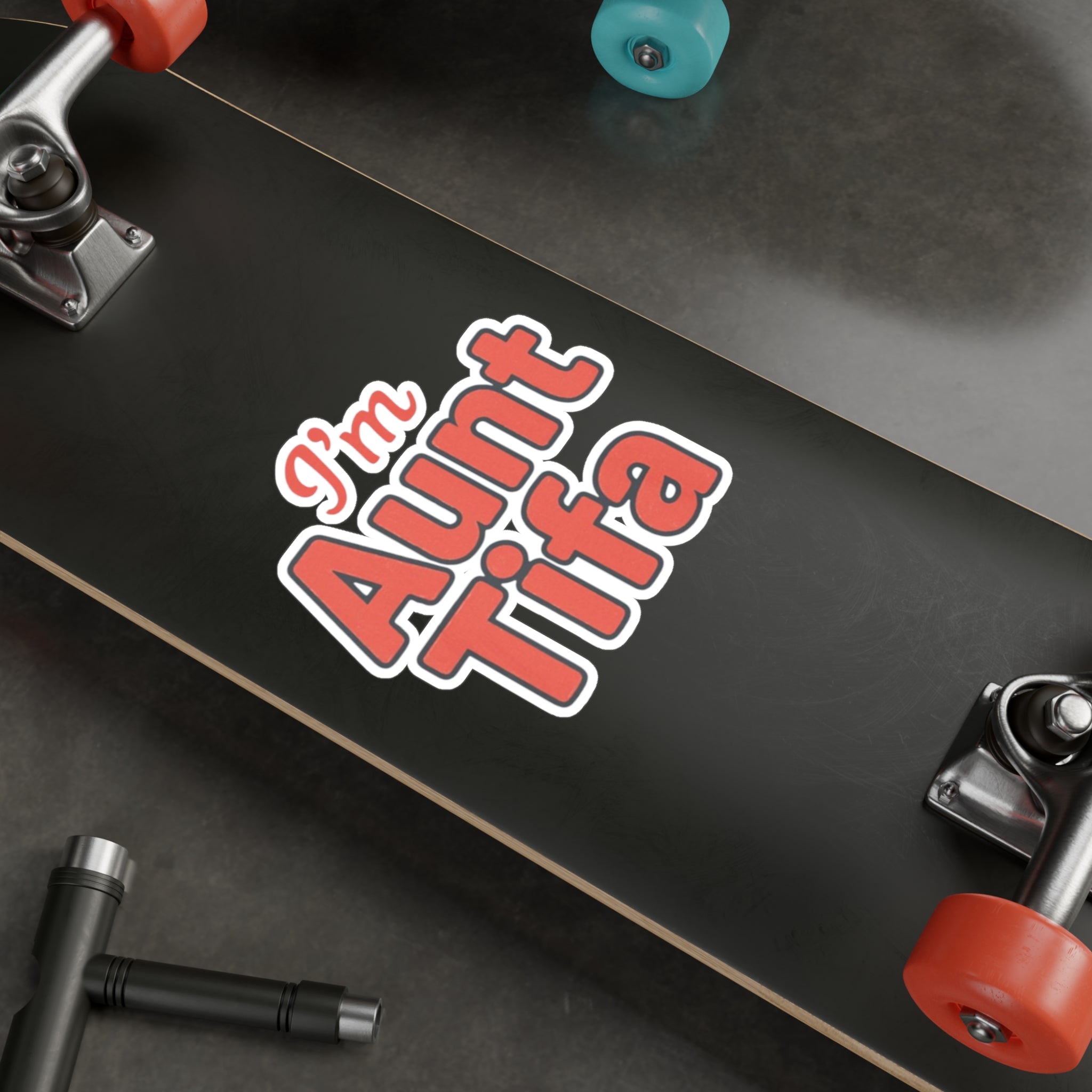 Vinyl Decal Sticker - I'm Aunt Tifa, Fun Sticker for Aunts and activists