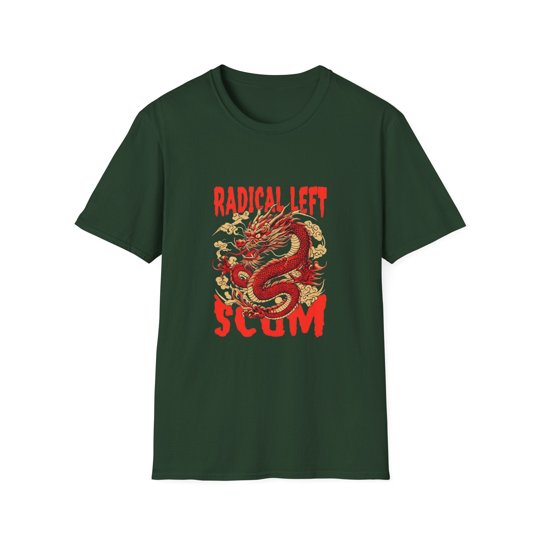 Radical Left Scum Dragon T-Shirt — Anti‑Trump Political Tee