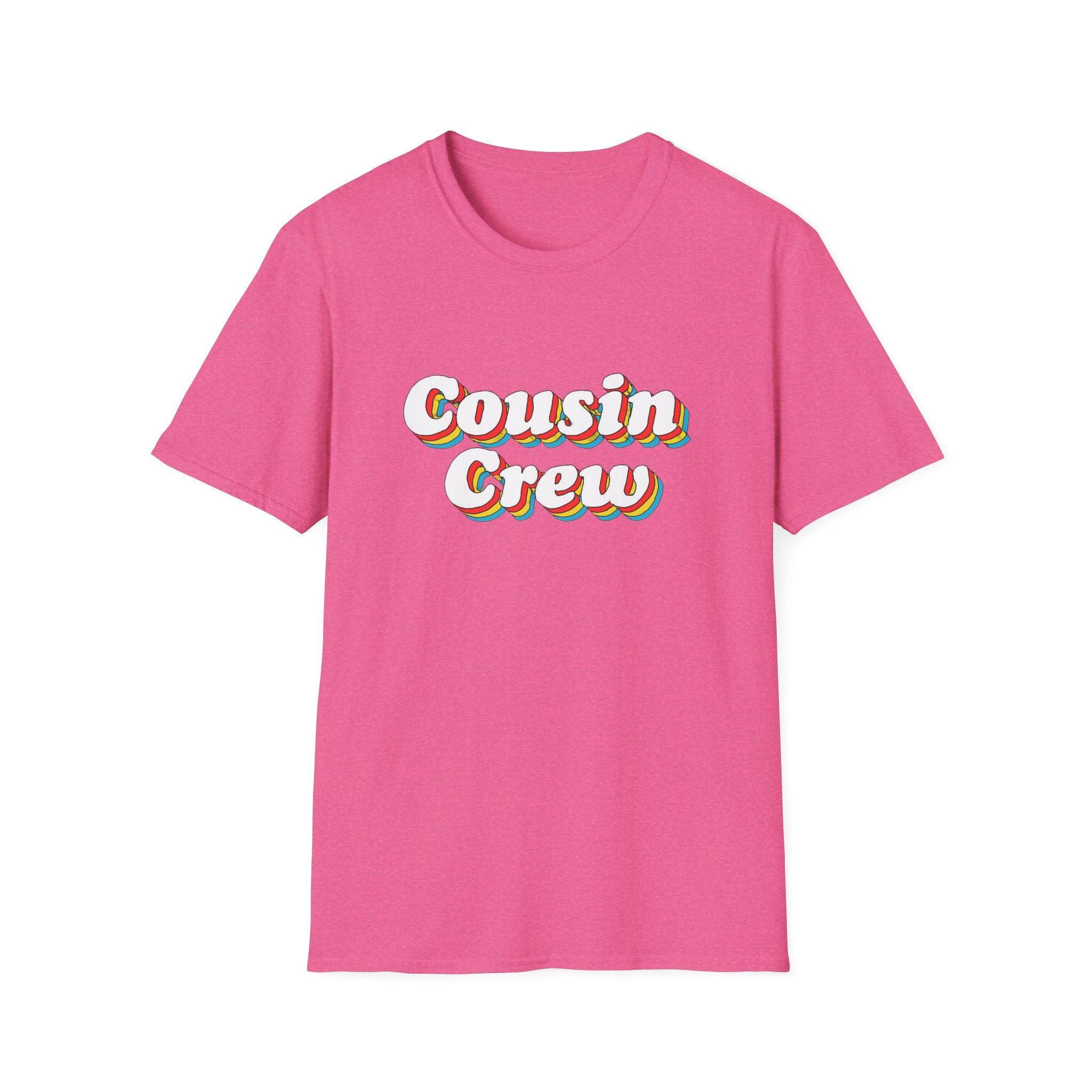 Cousin Crew Unisex T-Shirt - Family Reunion Shirt, Christmas photo gift shirt retro vibe