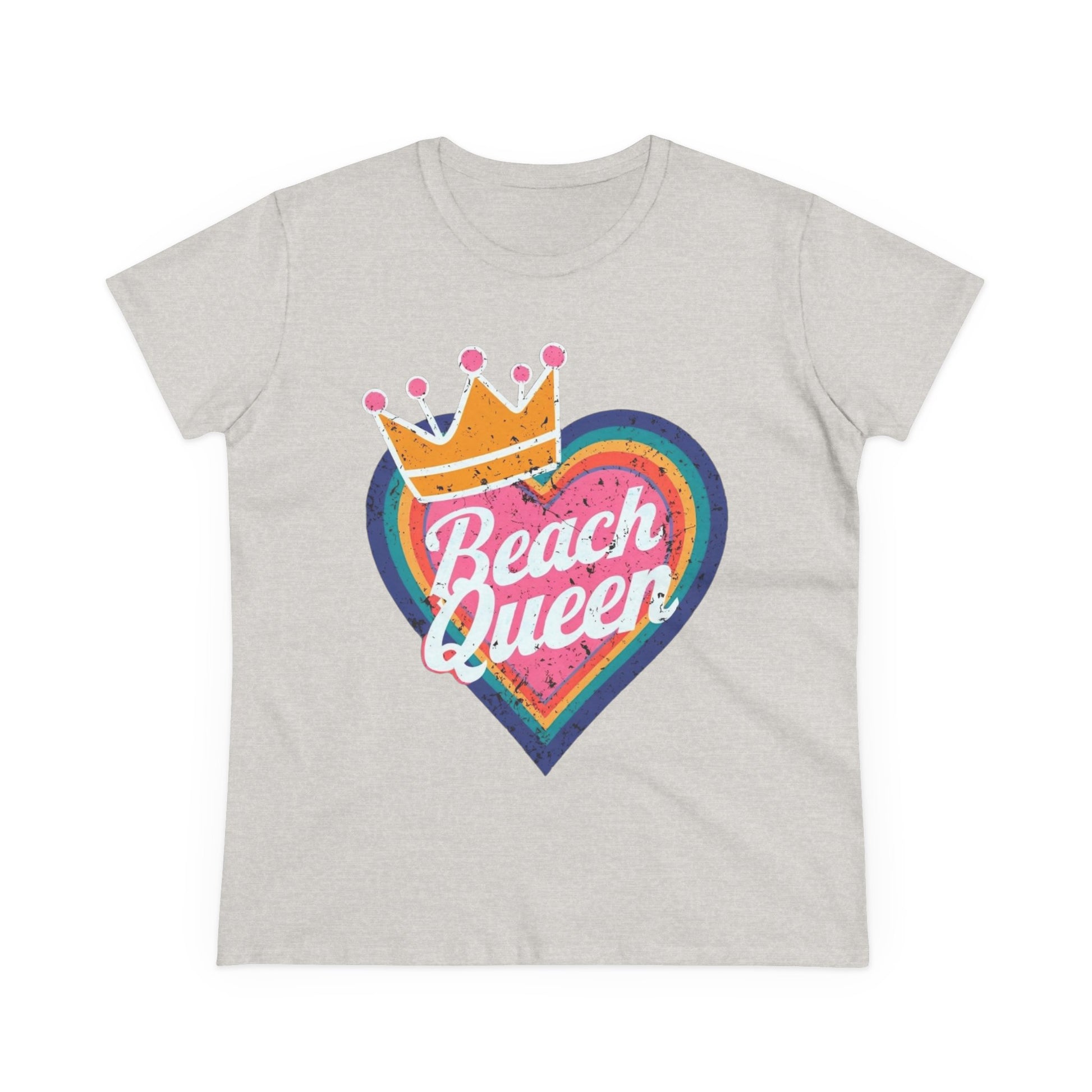 Beach Queen T-Shirt, Summer Vibes Tee, Vacation Shirt, Gift for Beach Lovers, Fun Retro Graphic Tee fun coastal tea for her
