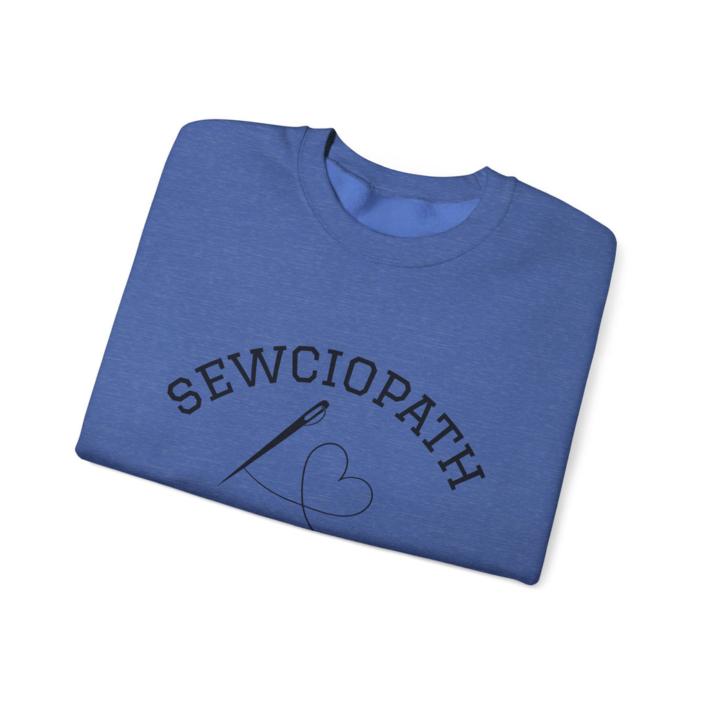 Funny Sewciopath Crewneck Sweatshirt sewing gift