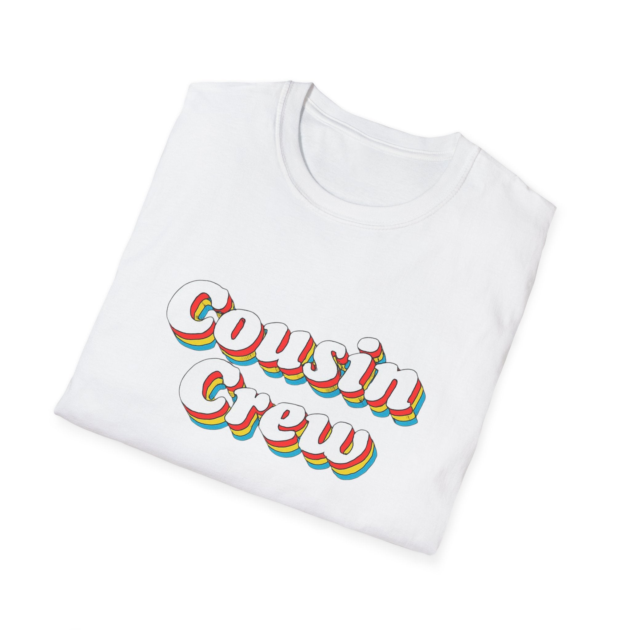 Cousin Crew Unisex T-Shirt - Family Reunion Shirt, Christmas photo gift shirt retro vibe