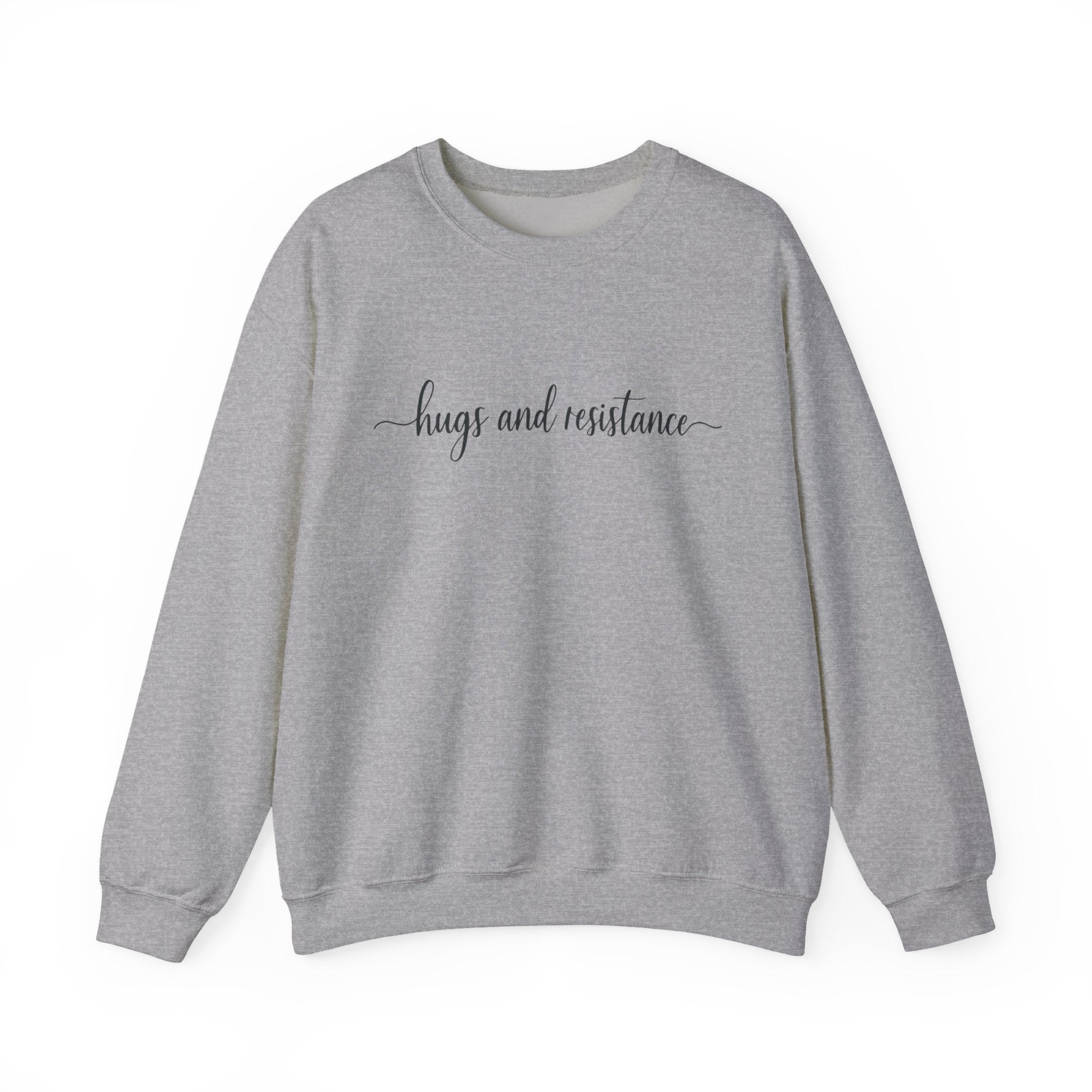 Hugs and resistance, cozy Protest Resistance Crewneck Sweatshirt