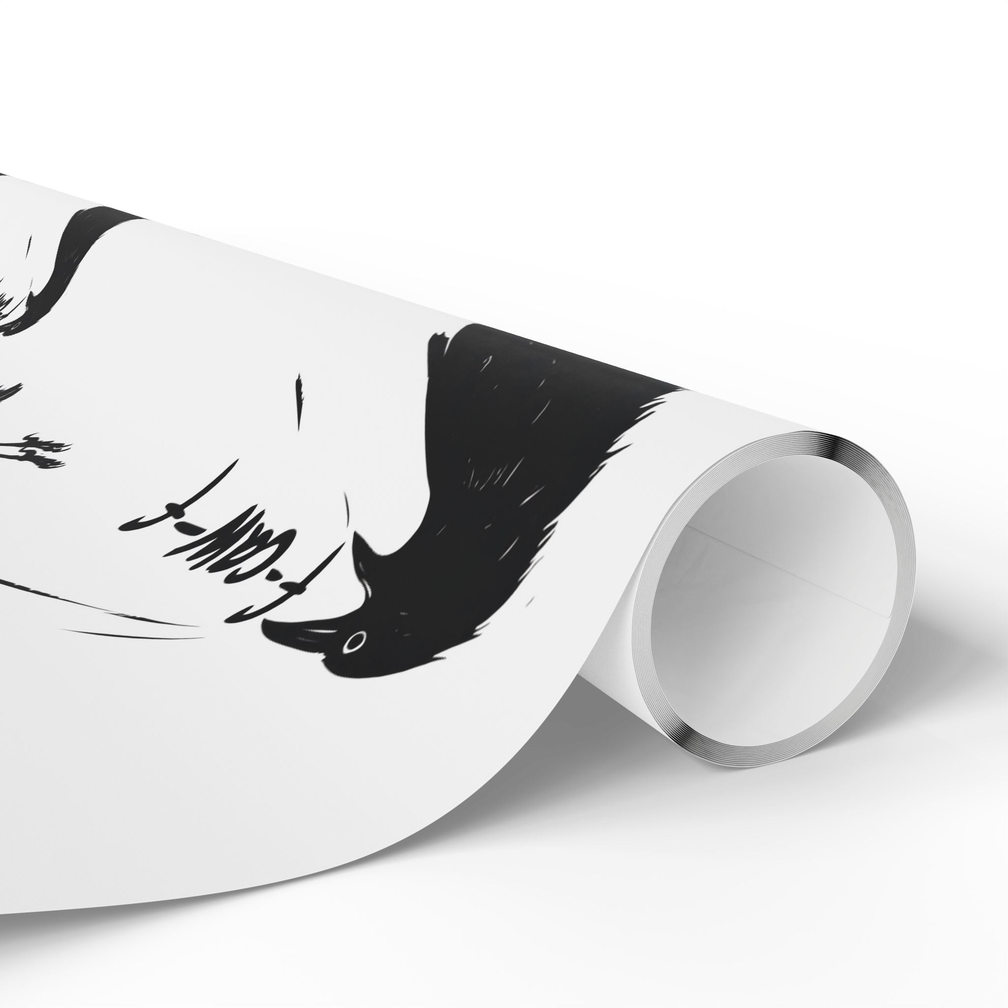 F-Caw-F. F*ck Off! Crow Wrapping Paper funny, sarcastic, crow, lover, edgy, wrapping, and gift paper