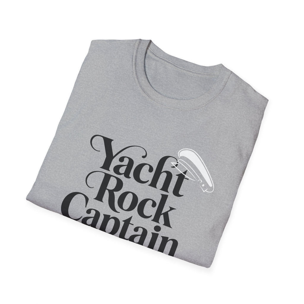 Yacht Rock Captain gift T-Shirt, Retro 70s Music Tee, Vintage Sailboat Shirt, Nautical Captain Top, Boating Apparel, Yachting Gift Unisex