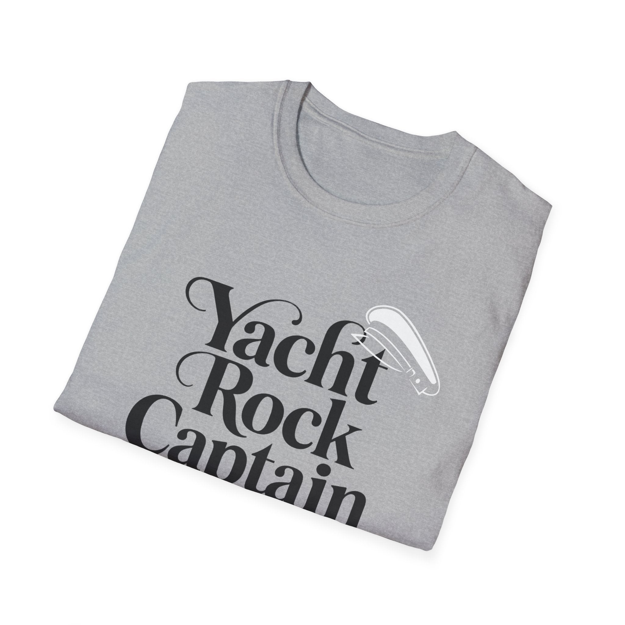 Yacht Rock Captain gift T-Shirt, Retro 70s Music Tee, Vintage Sailboat Shirt, Nautical Captain Top, Boating Apparel, Yachting Gift Unisex