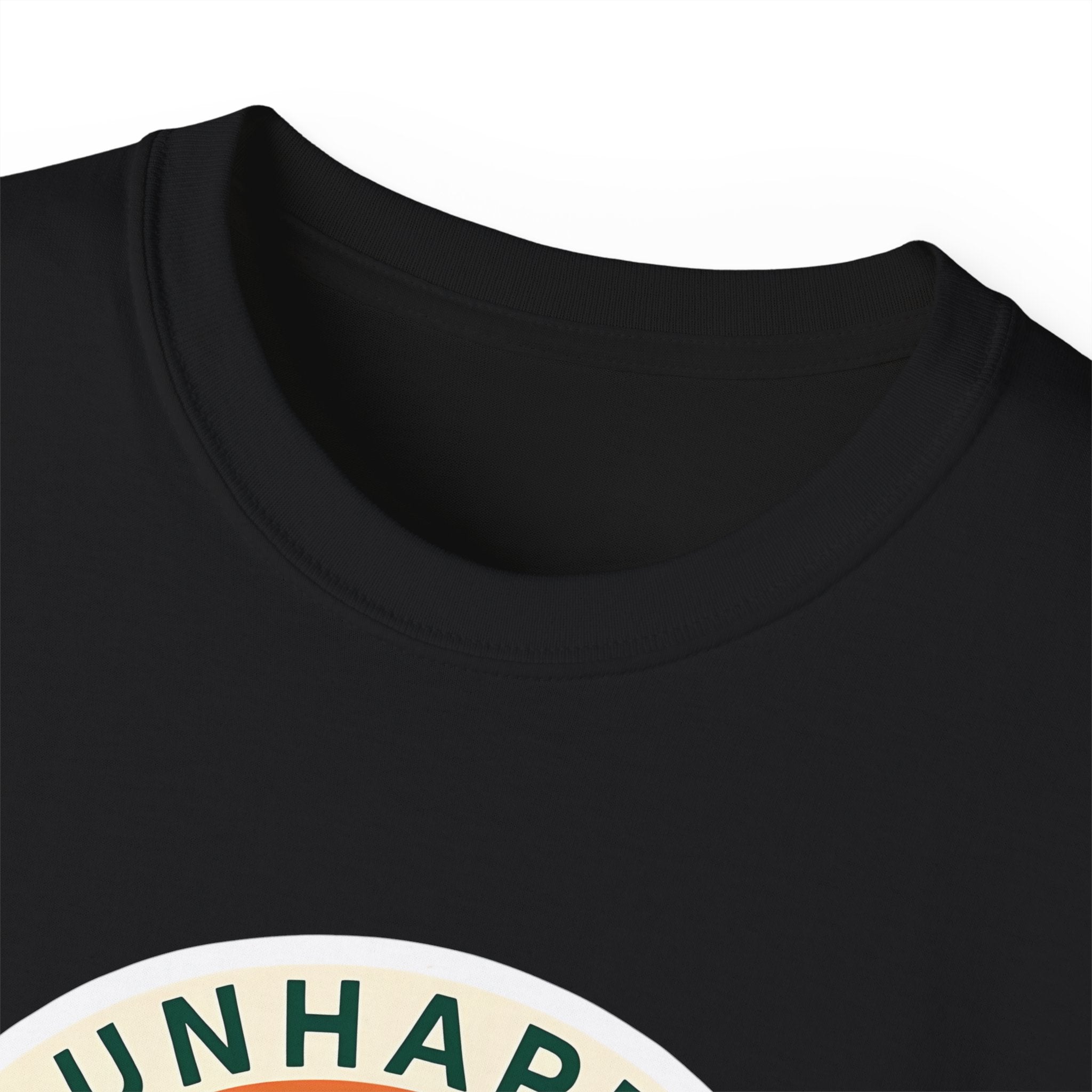 Unisex Tee for Campers: Unhappy Wanderer Adventure Gift Shirt, Hiking Outdoor Camping Apparel, Outdoorsy Nature Lover Top, Wanderlust Tee,