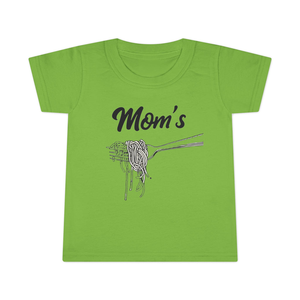 Messy Kid Toddler T-shirt, Mom's Spaghetti Baby Shirt, Fun Kids Clothes, Cute Child Tee, Funny Children's Apparel