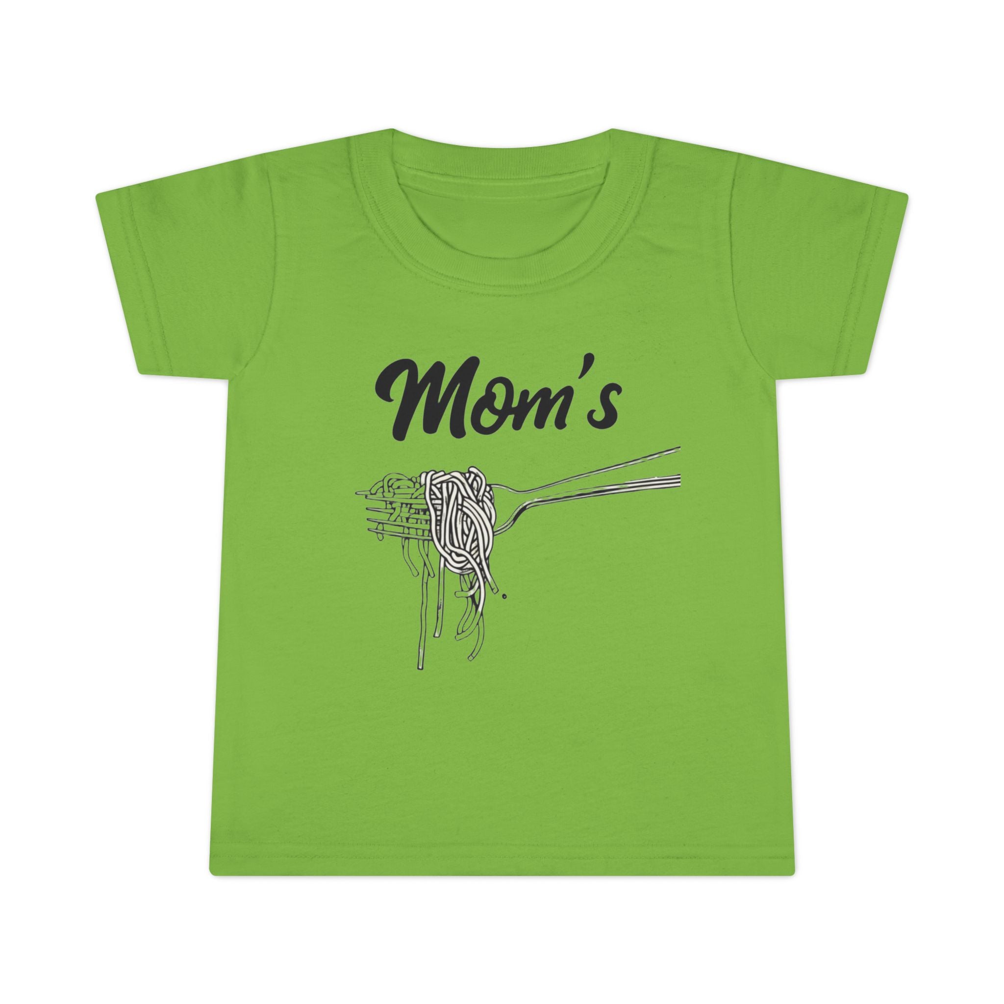 Messy Kid Toddler T-shirt, Mom's Spaghetti Baby Shirt, Fun Kids Clothes, Cute Child Tee, Funny Children's Apparel
