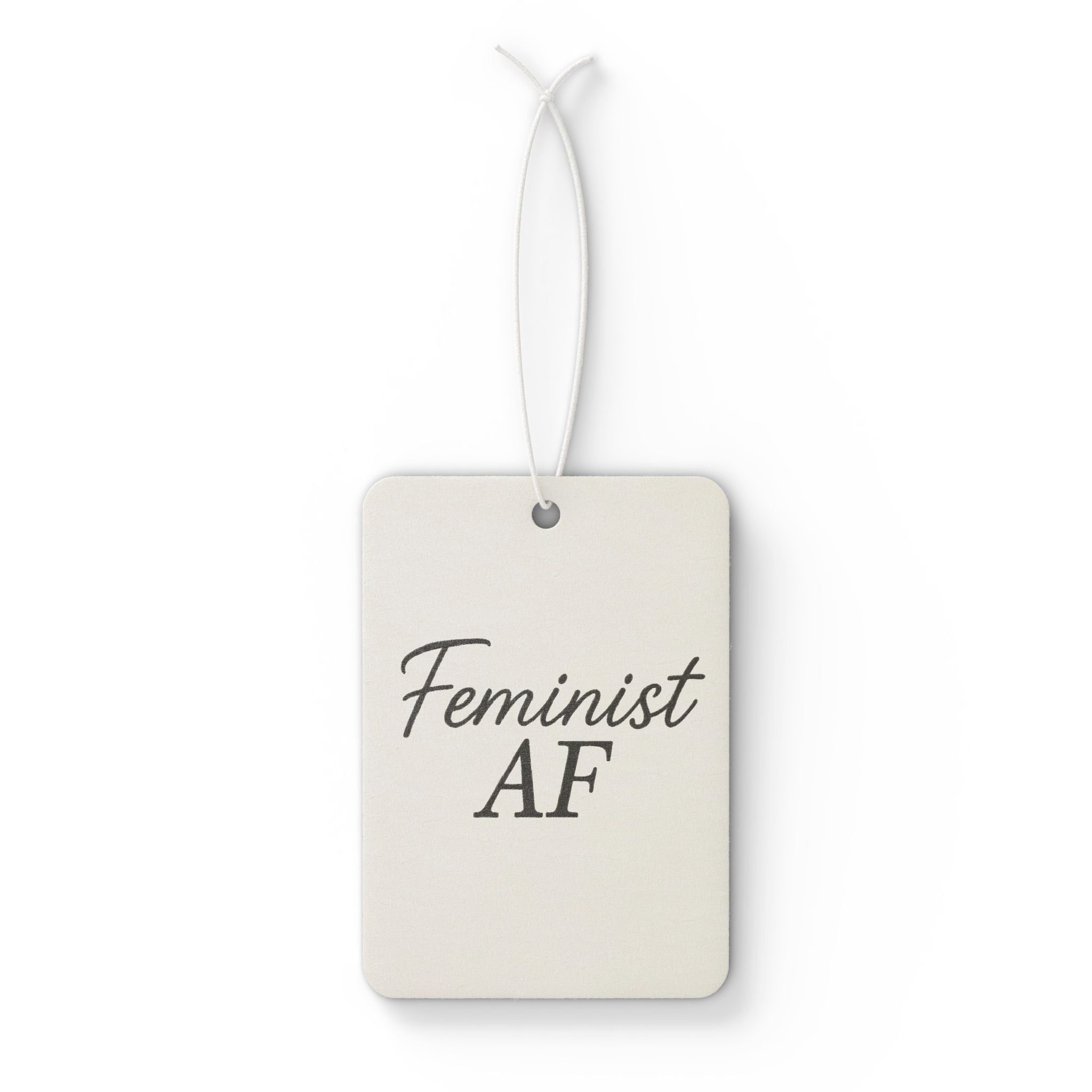 Feminist AF Car Air Freshener – Bold Scented Hanging Décor for Feminist Drivers
