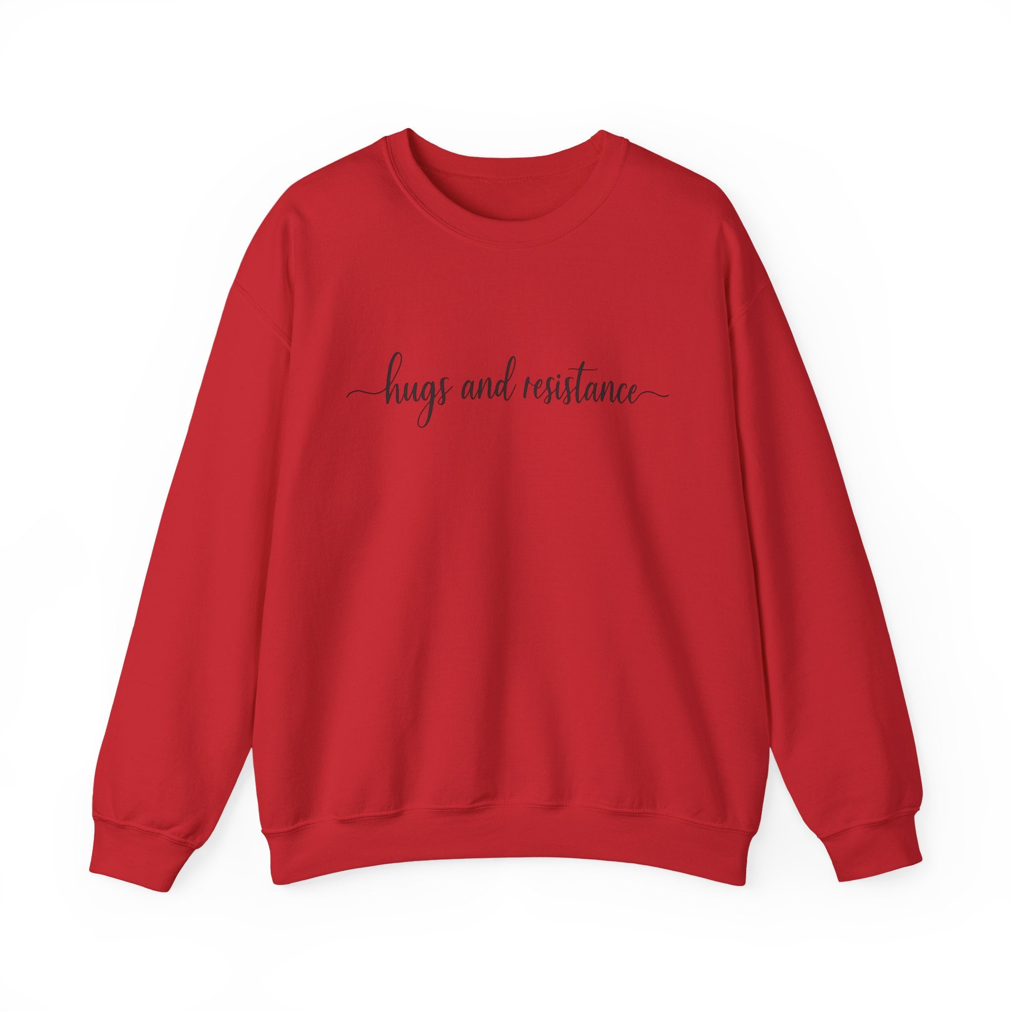 Hugs and resistance, cozy Protest Resistance Crewneck Sweatshirt