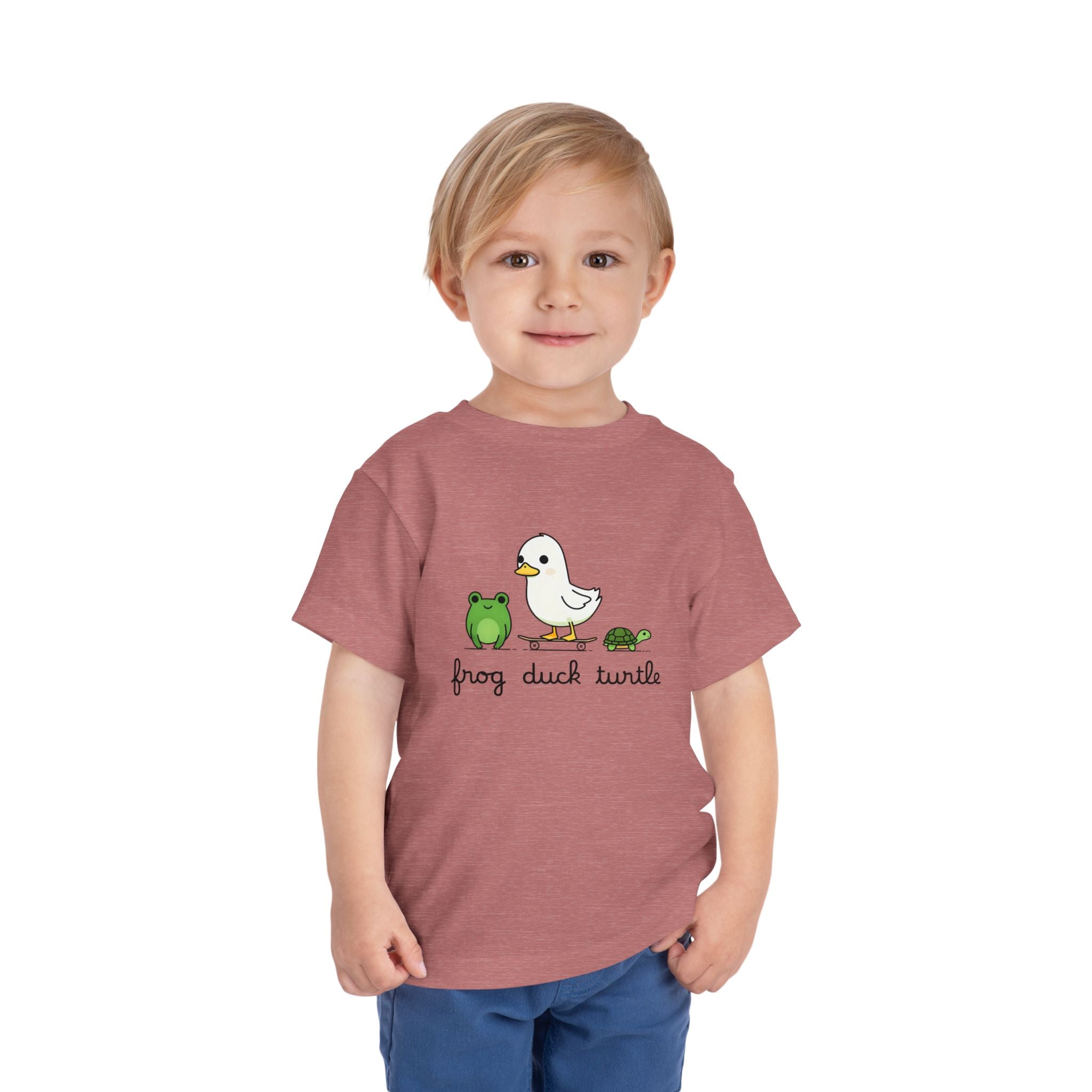 FDT Protest Human Rights Frog Duck Turtle Design - Kids Activism Shirt, Social Justice Top, Youth Equality Tee, Protest Animal