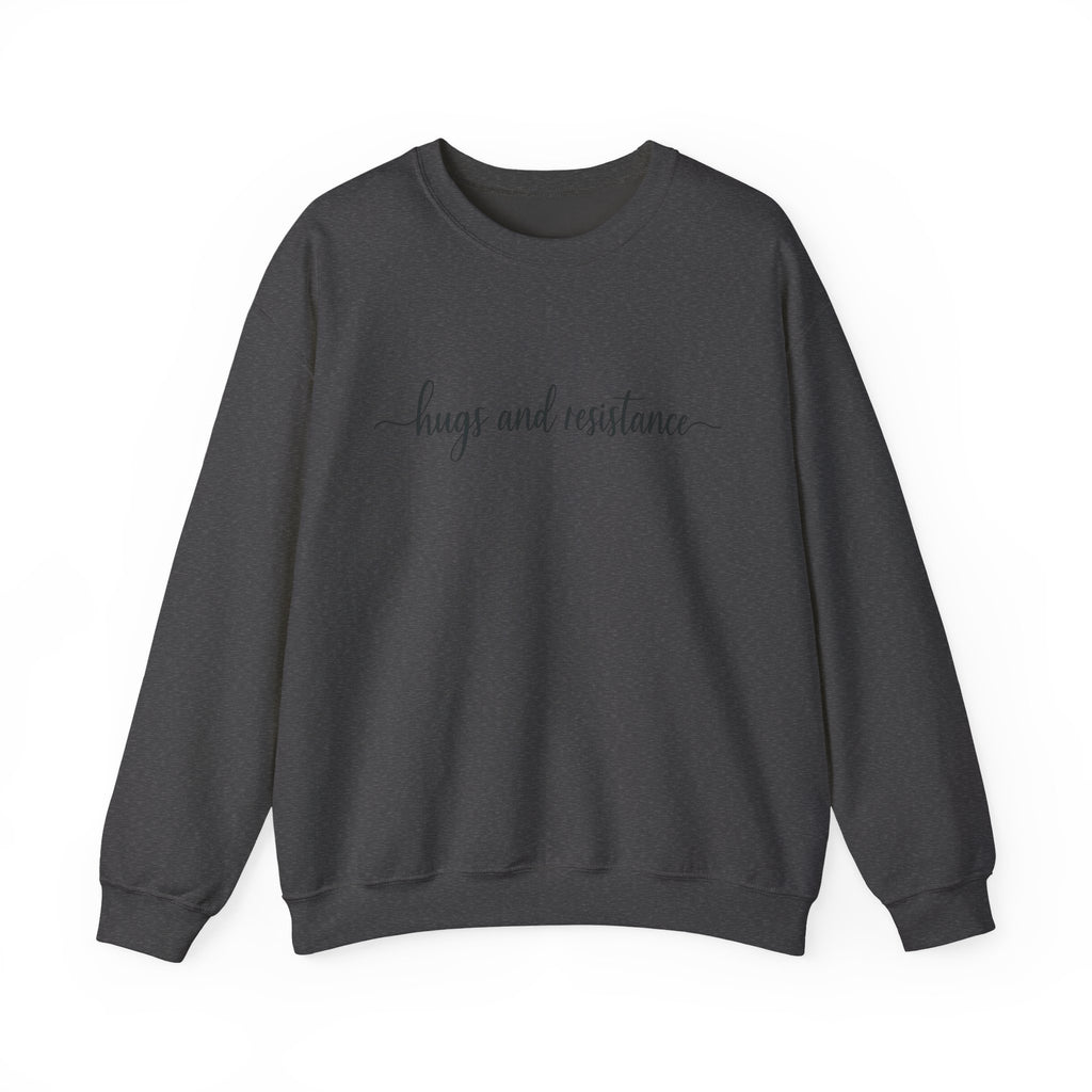 Hugs and resistance, cozy Protest Resistance Crewneck Sweatshirt