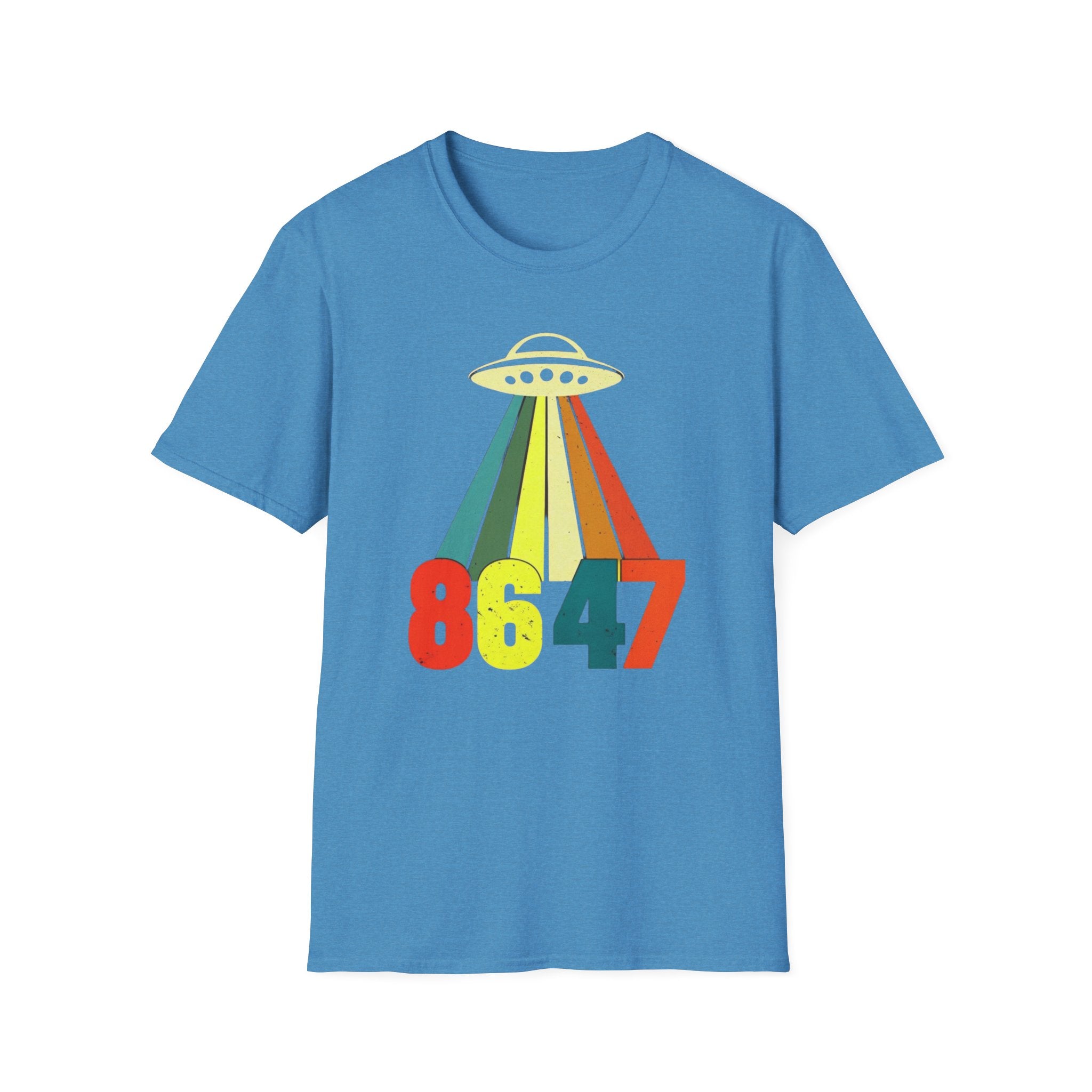 UFO Alien Anti Trump Protest Softstyle T-Shirt, Political Activist Tee, Social Justice Shirt, Protester Gift, Activism Apparel