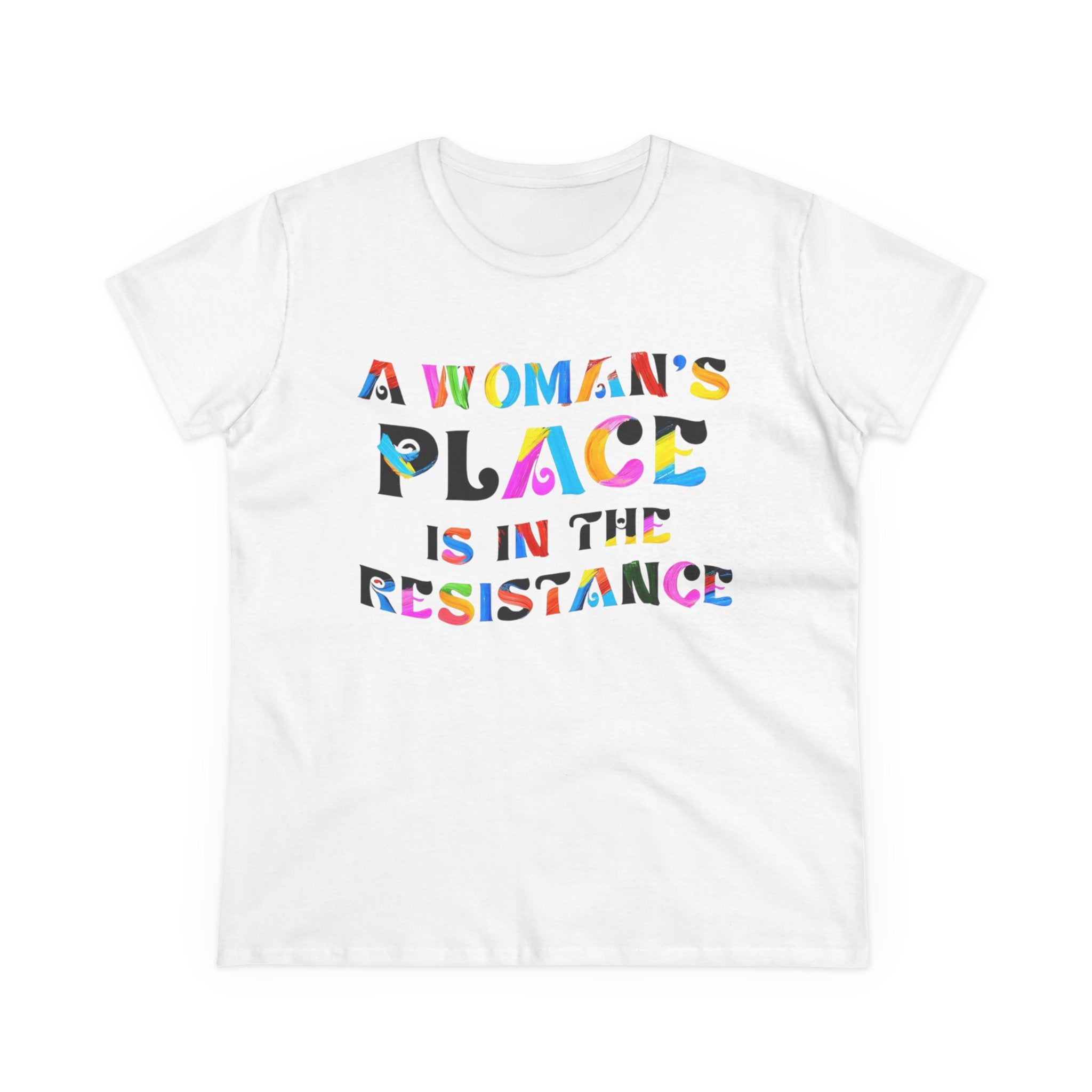 A womans place Feminist Tee, Women's Rights Shirt, Protest Activist Top, Social Justice Clothing, Feminism Tshirt No Kings
