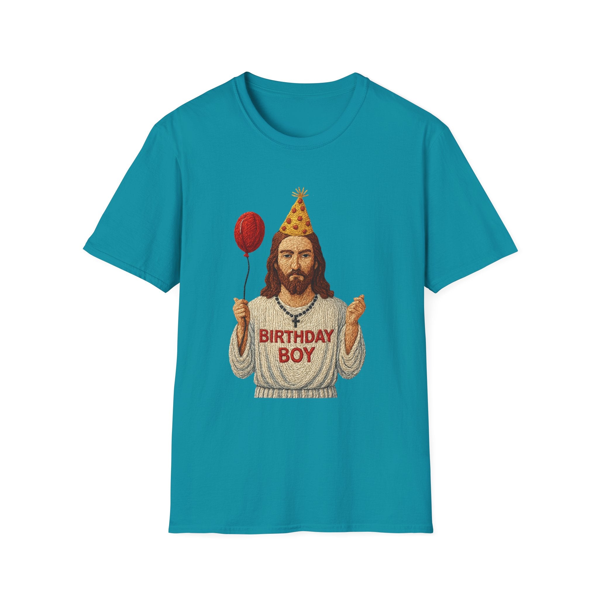 Birthday Boy Jesus T-Shirt party balloon Jesus gift