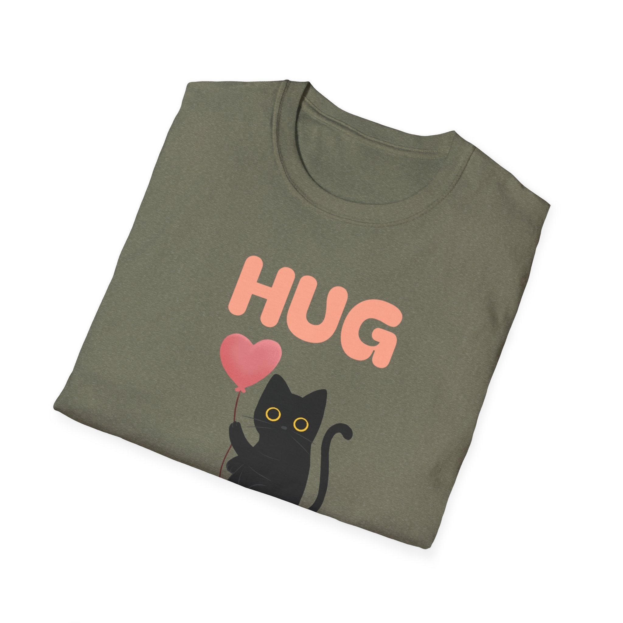 Hug Dealer fun cat Unisex Softstyle T-Shirt, Funny Cat Lover Gift, Cute Tee, Cat Mom Shirt, Trendy Graphic Tee Christmas gift sarcasm