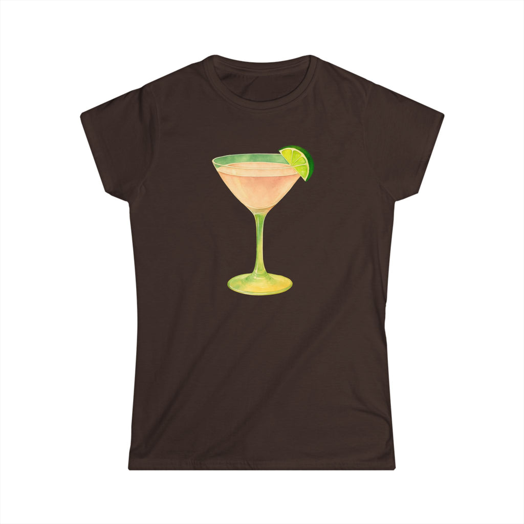 Cosmopolitan Cosmo Cocktail Party Women's Softstyle Tee, Bachelorette Party Vibes Shirt, Boozy Gifts for Her, Cocktail Lover Gift, Party