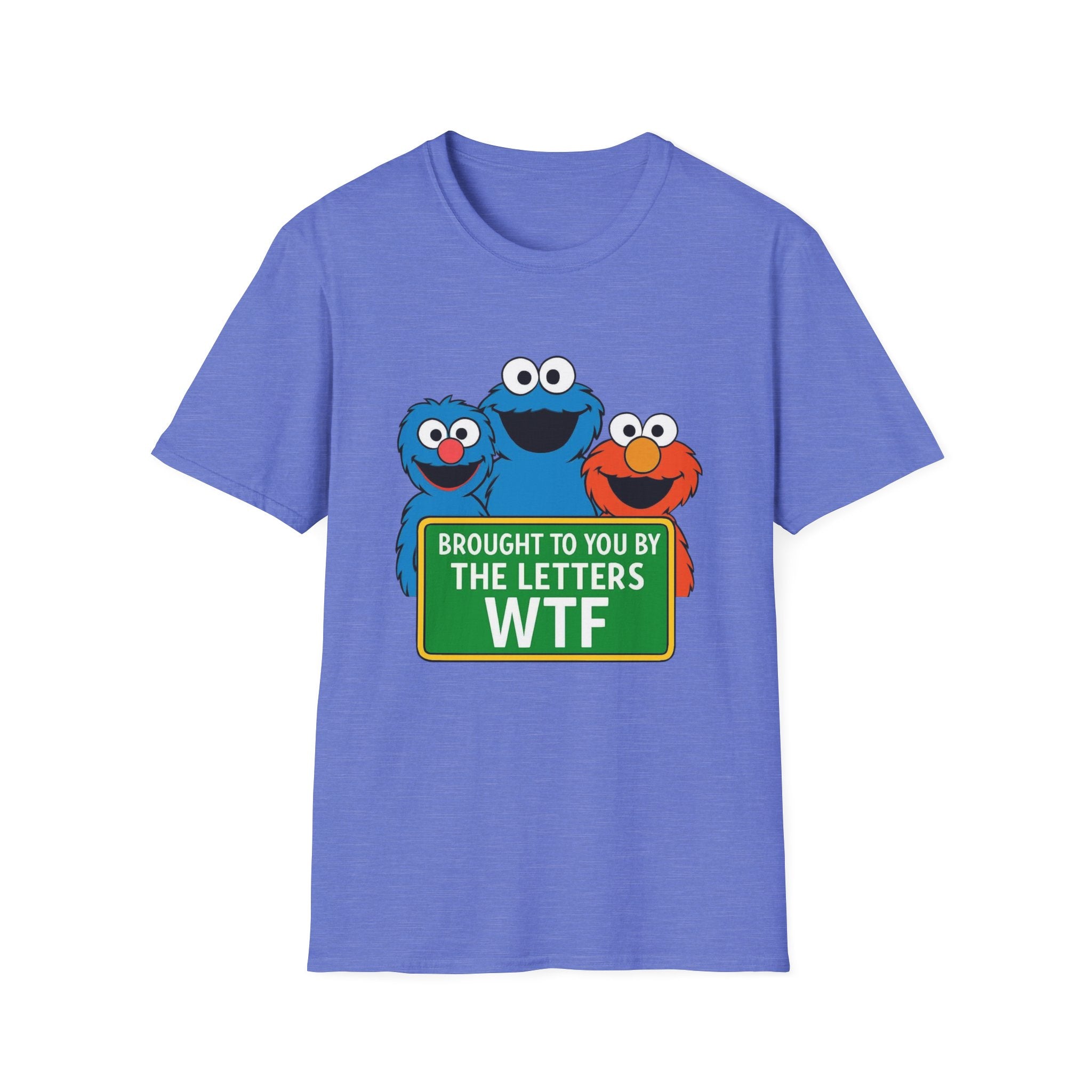 WTF Letters Parody Graphic Tee — Funny & Friendly T-Shirt