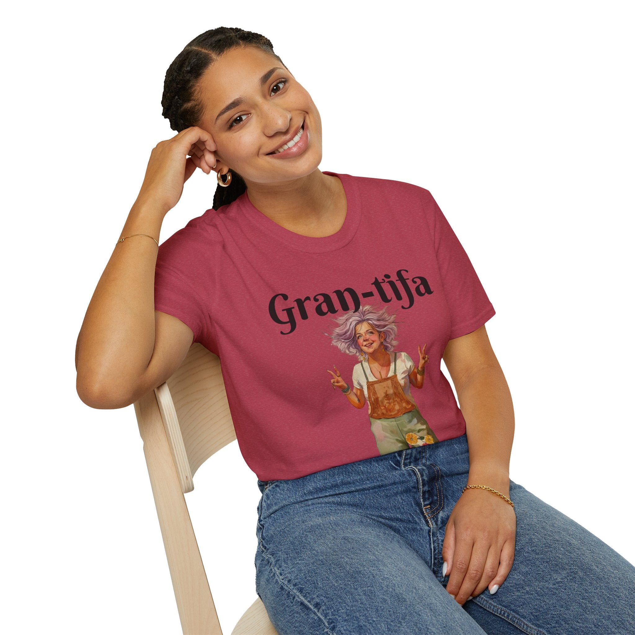 Gran-tifa Anti-Fascist T-Shirt — Political Activist Tee Grandma gift